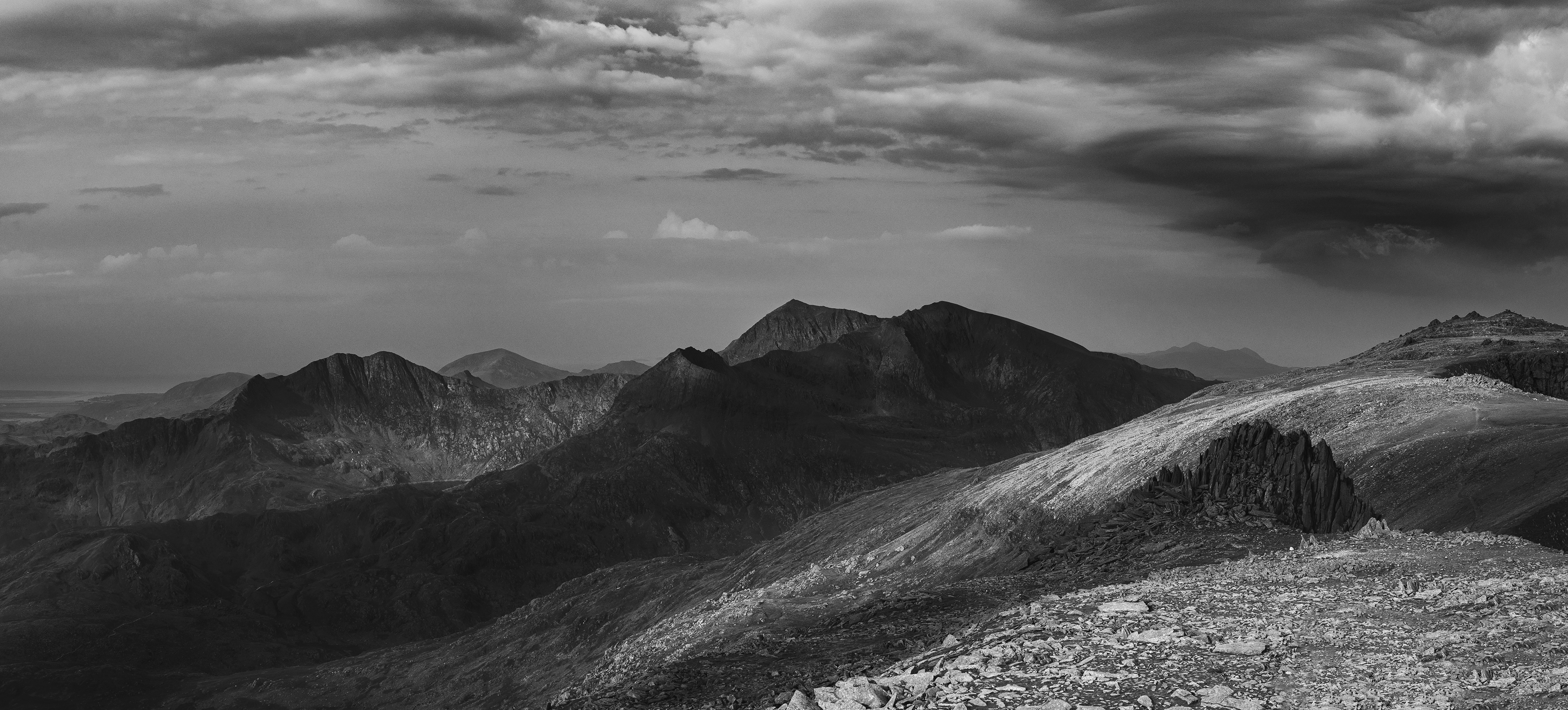 Yr Wyddfa from Glyder Fach