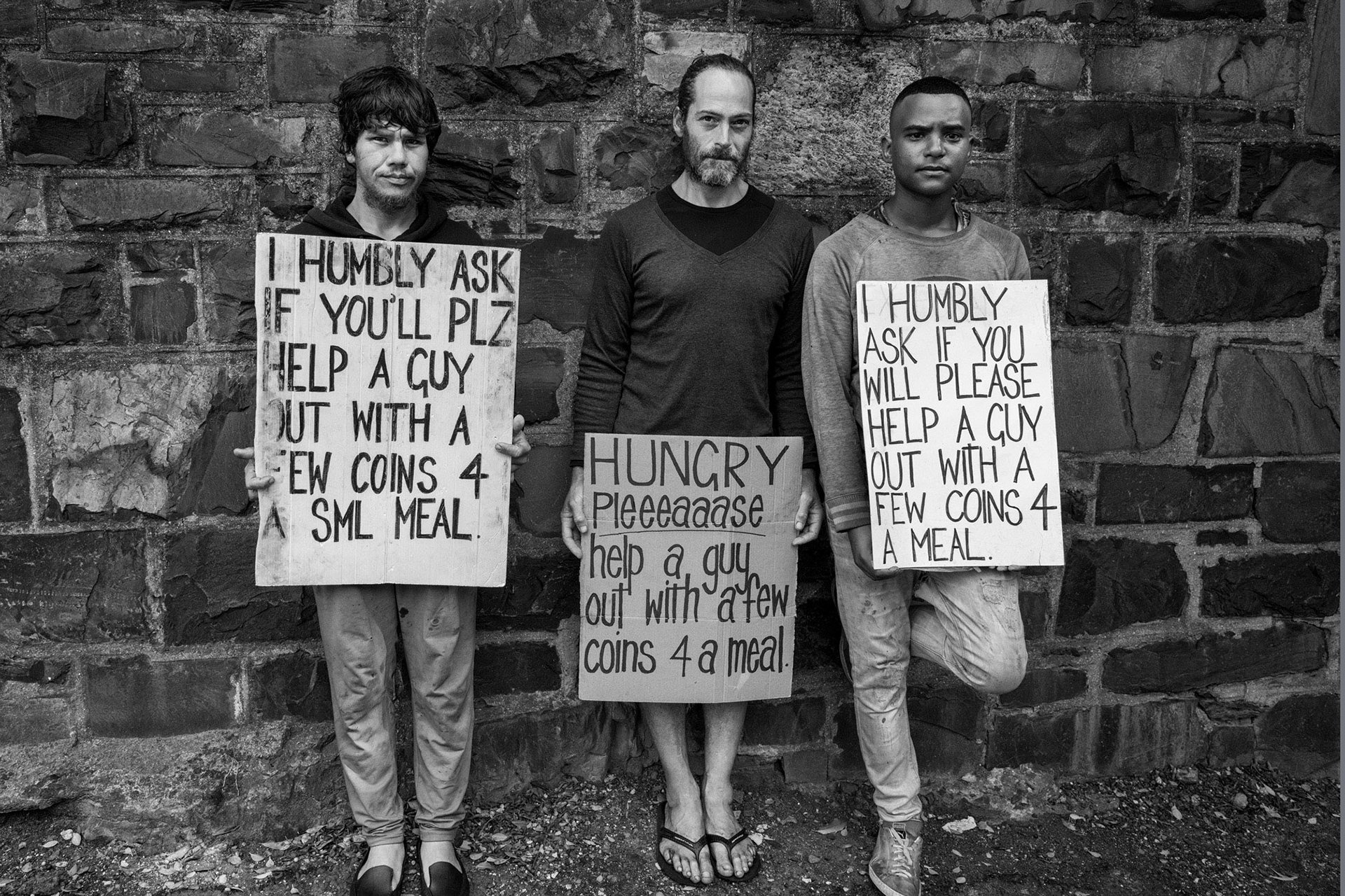 Herman, Wilhelm and Tuyen, Buitengracht Street, Cape Town