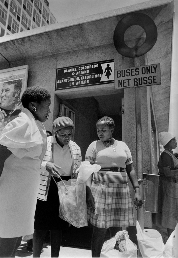 Cape Town. Racial segregation was strictly enforced.