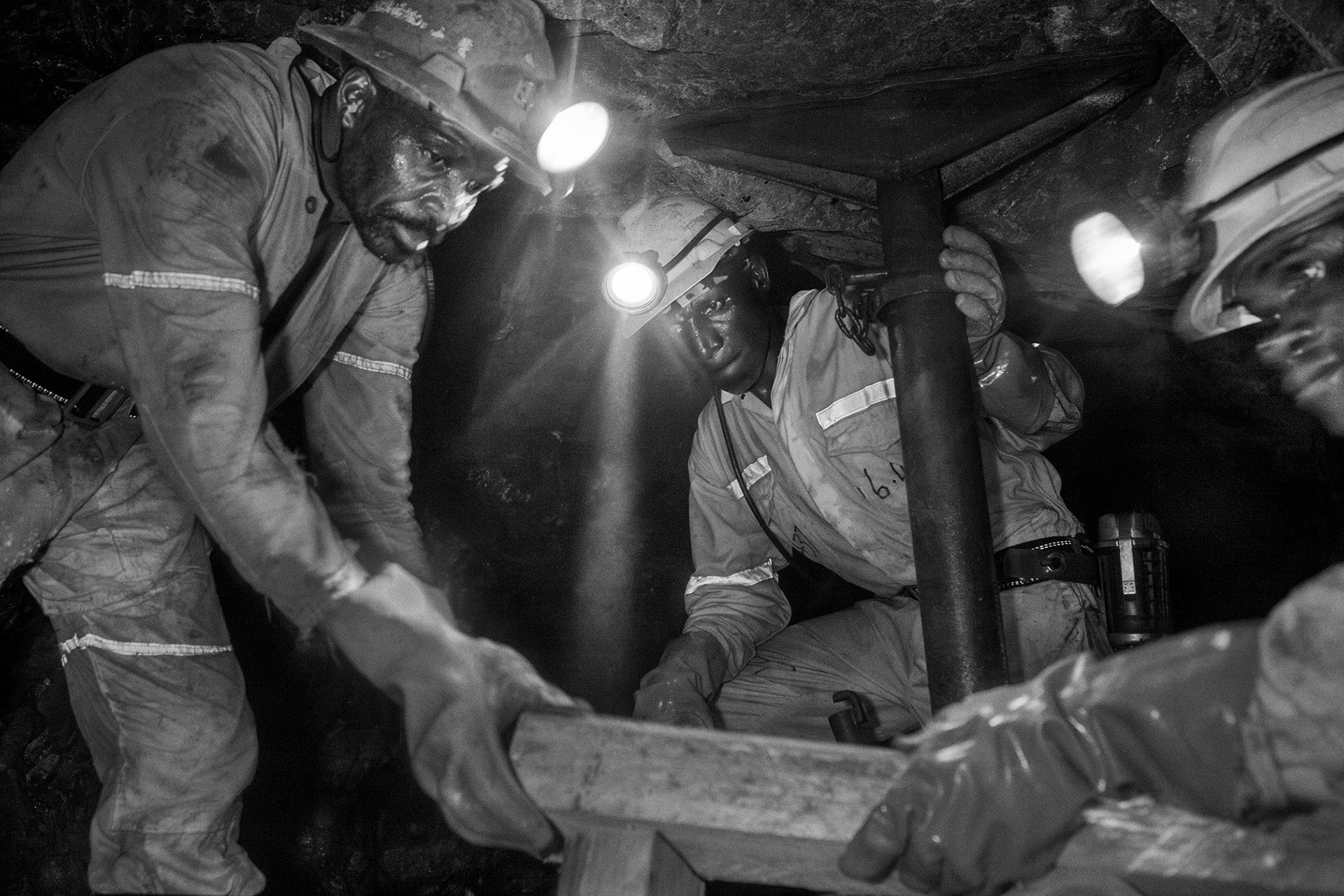 Gold miners, West Rand 