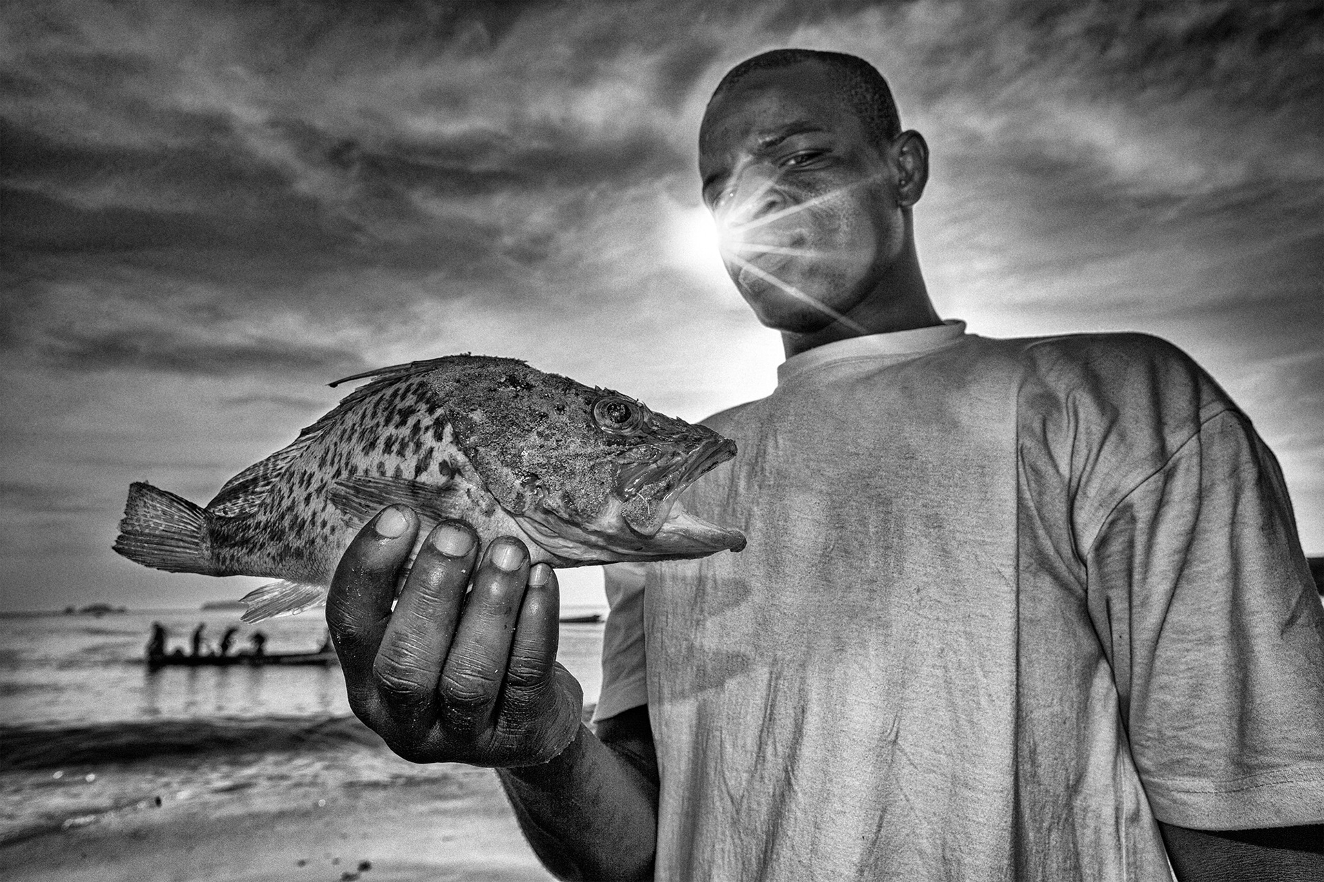 Fish trader, St Louis, Senegal