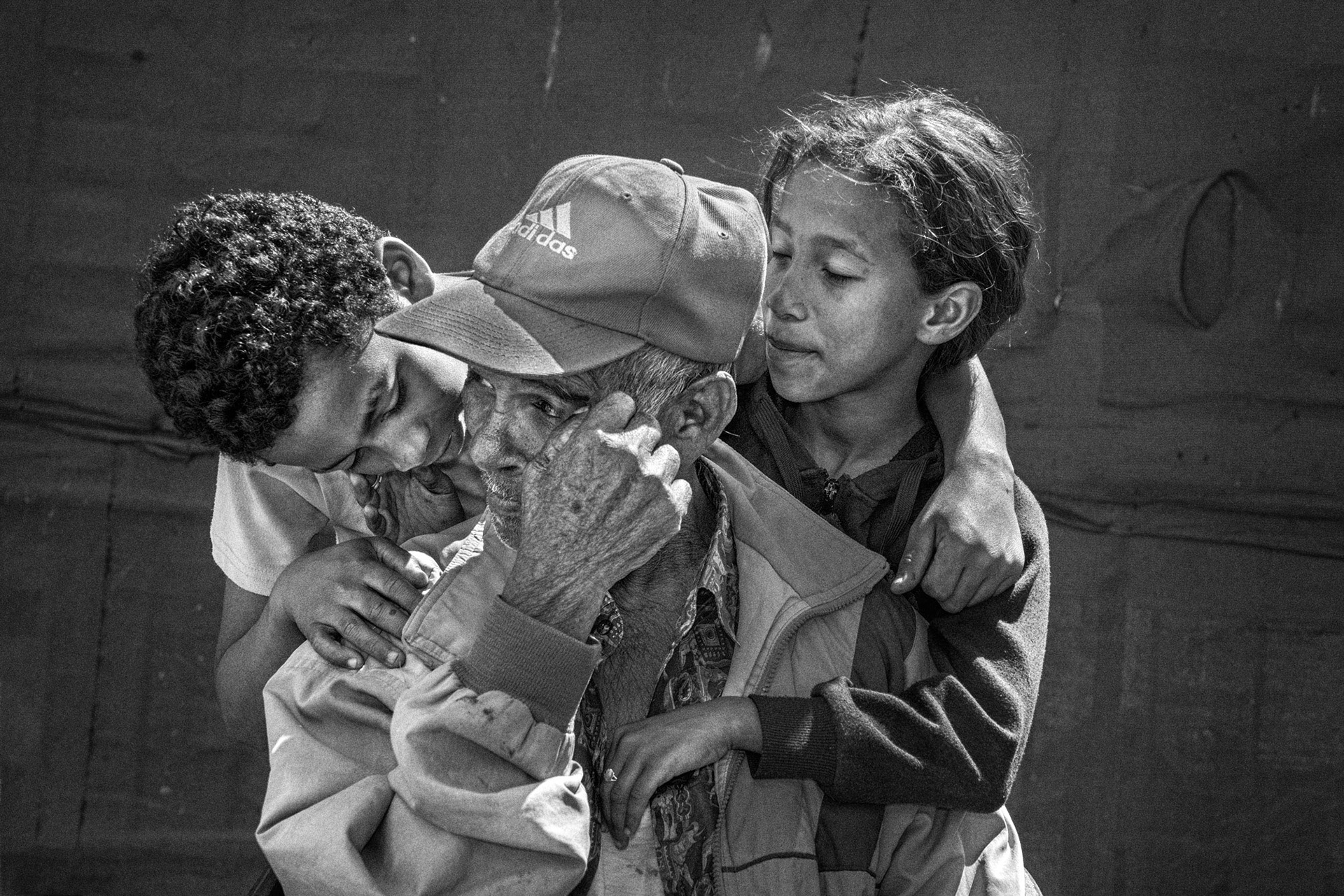 Conrad with grandchildren, Bontheuwel