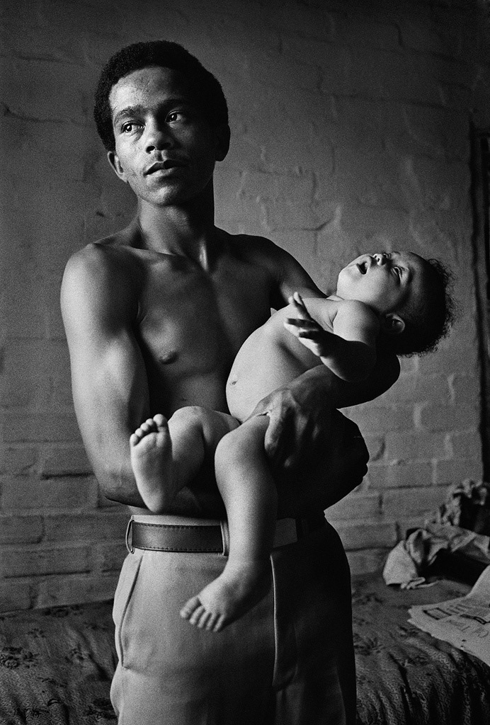 Father and daughter. Manenberg, 1975