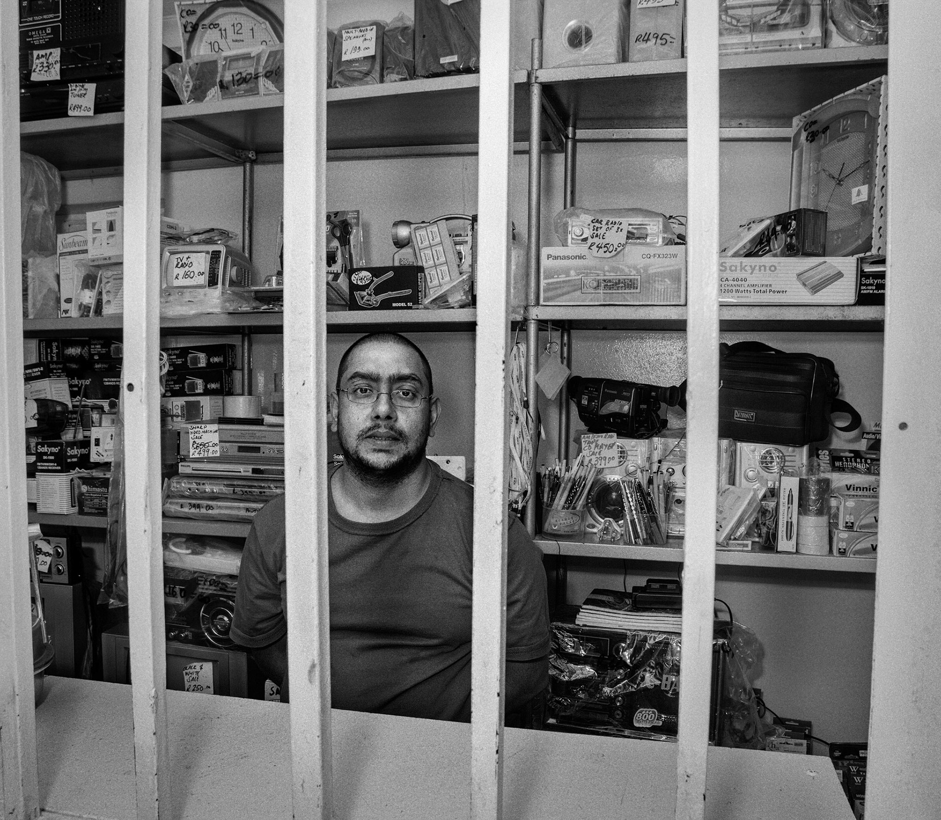 Shopkeeper in mining compound