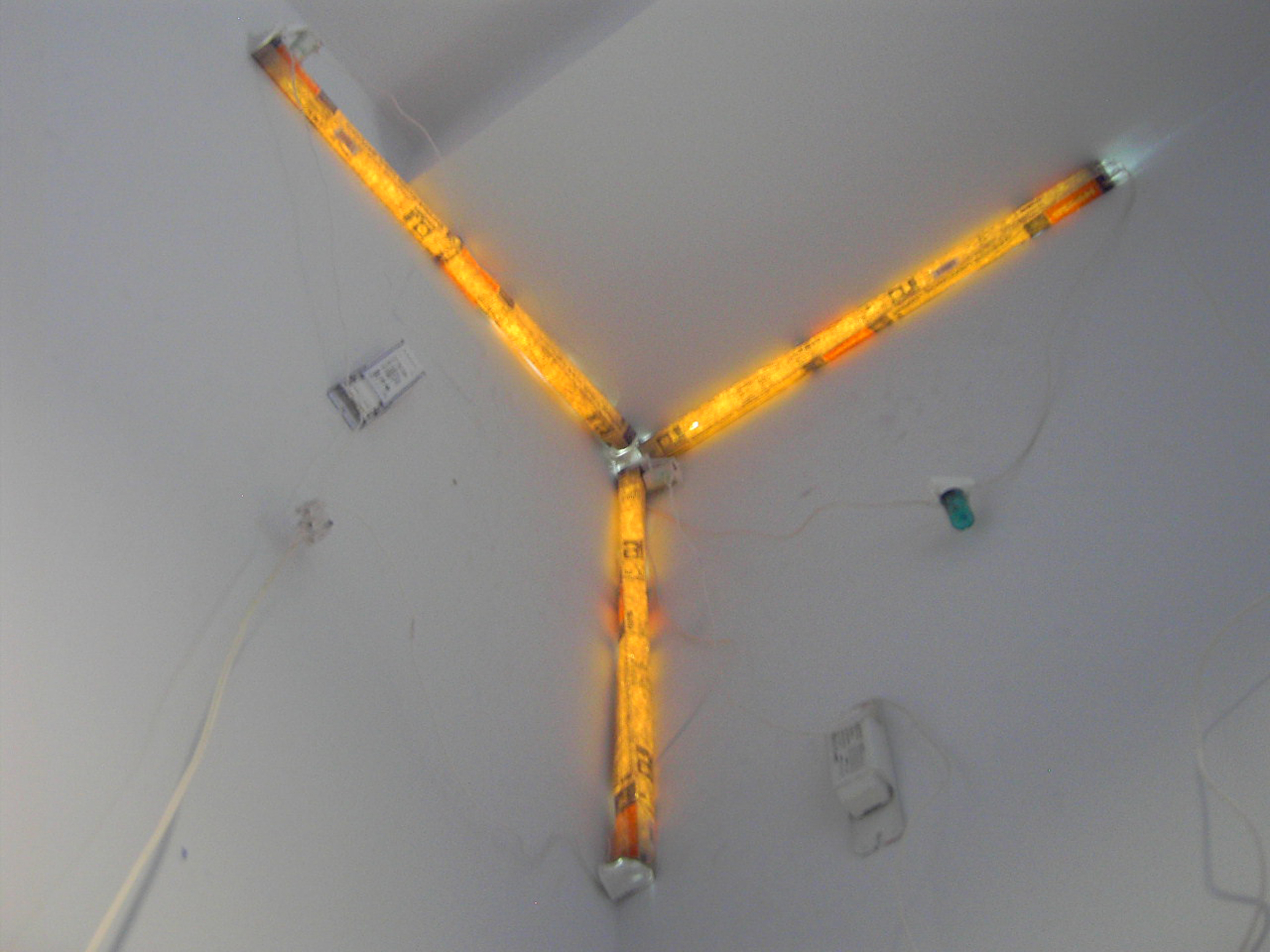 untitled, light tubes, packaging.