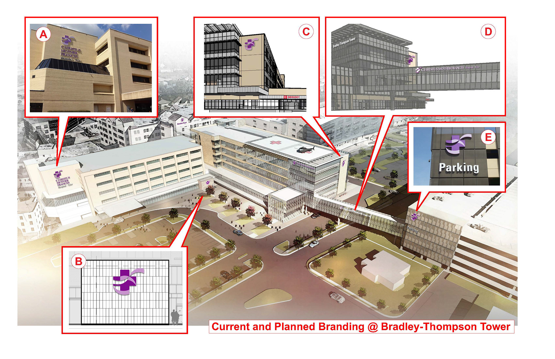 Christus Proposed Signage Rendering
