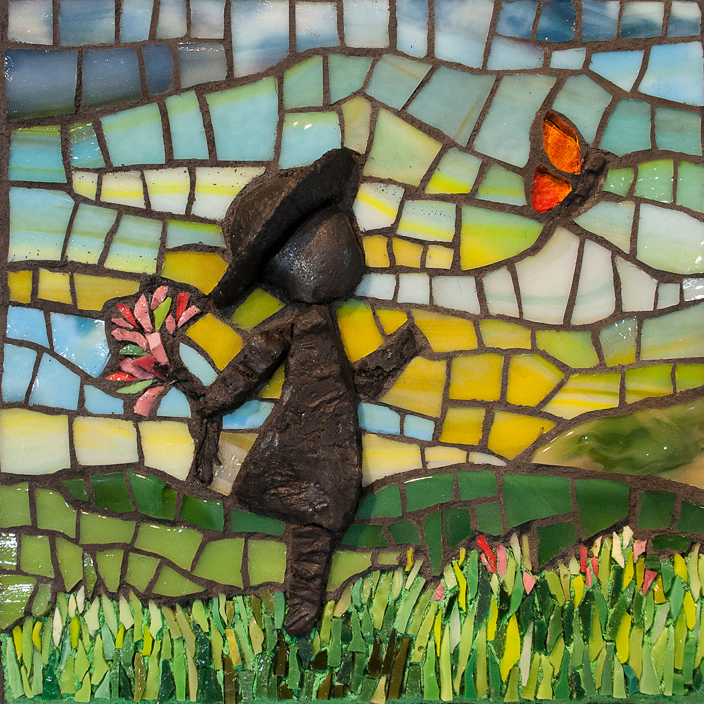 Mom's Inner Child, 2022, 6" X 6", personal collection