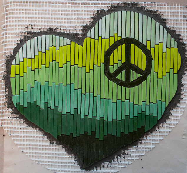 Heart submitted to the Diversity Mural in Orlando Florida.