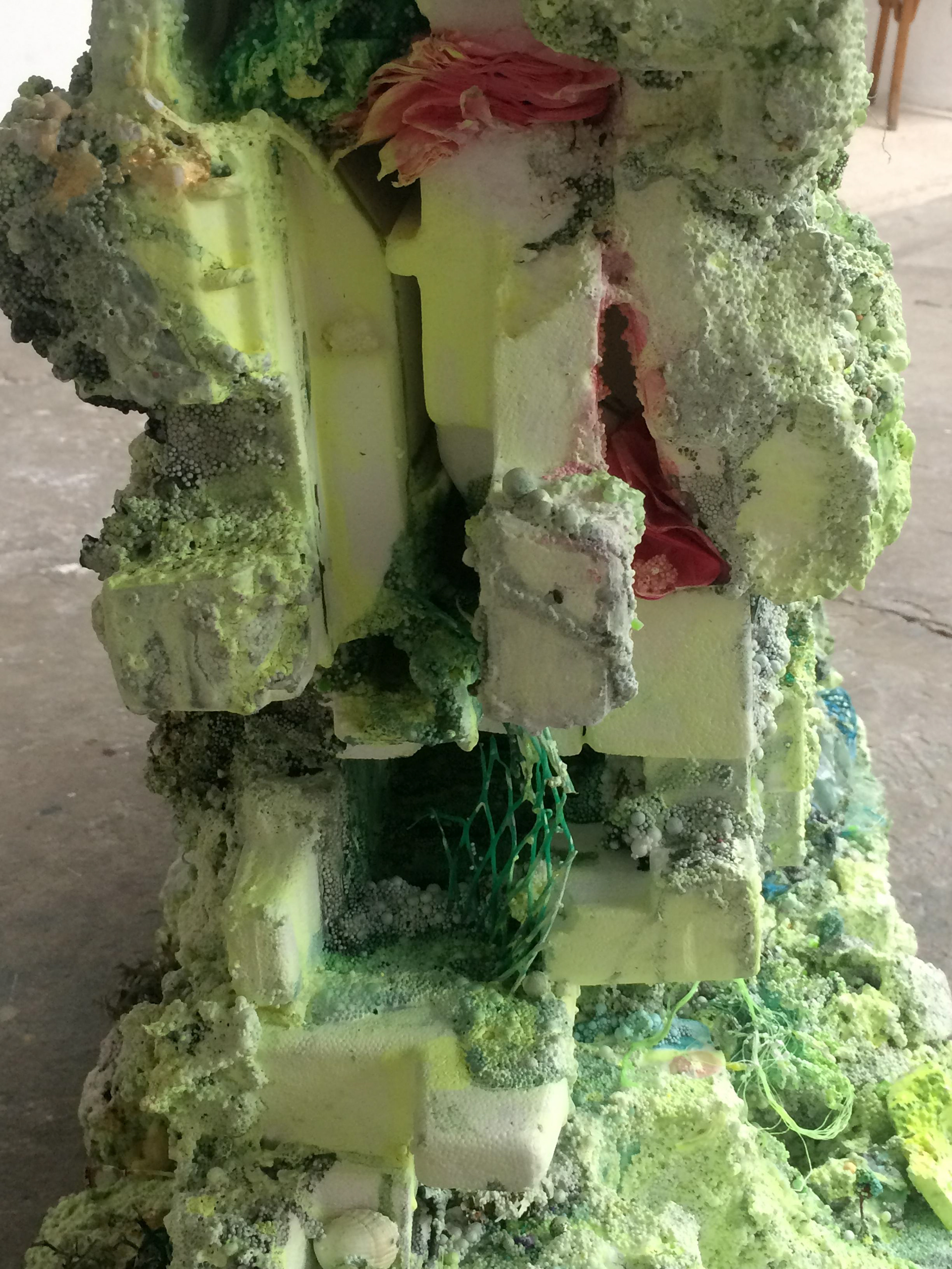 Matière vive, détail, 2016. 120 x 80 x 45 cm