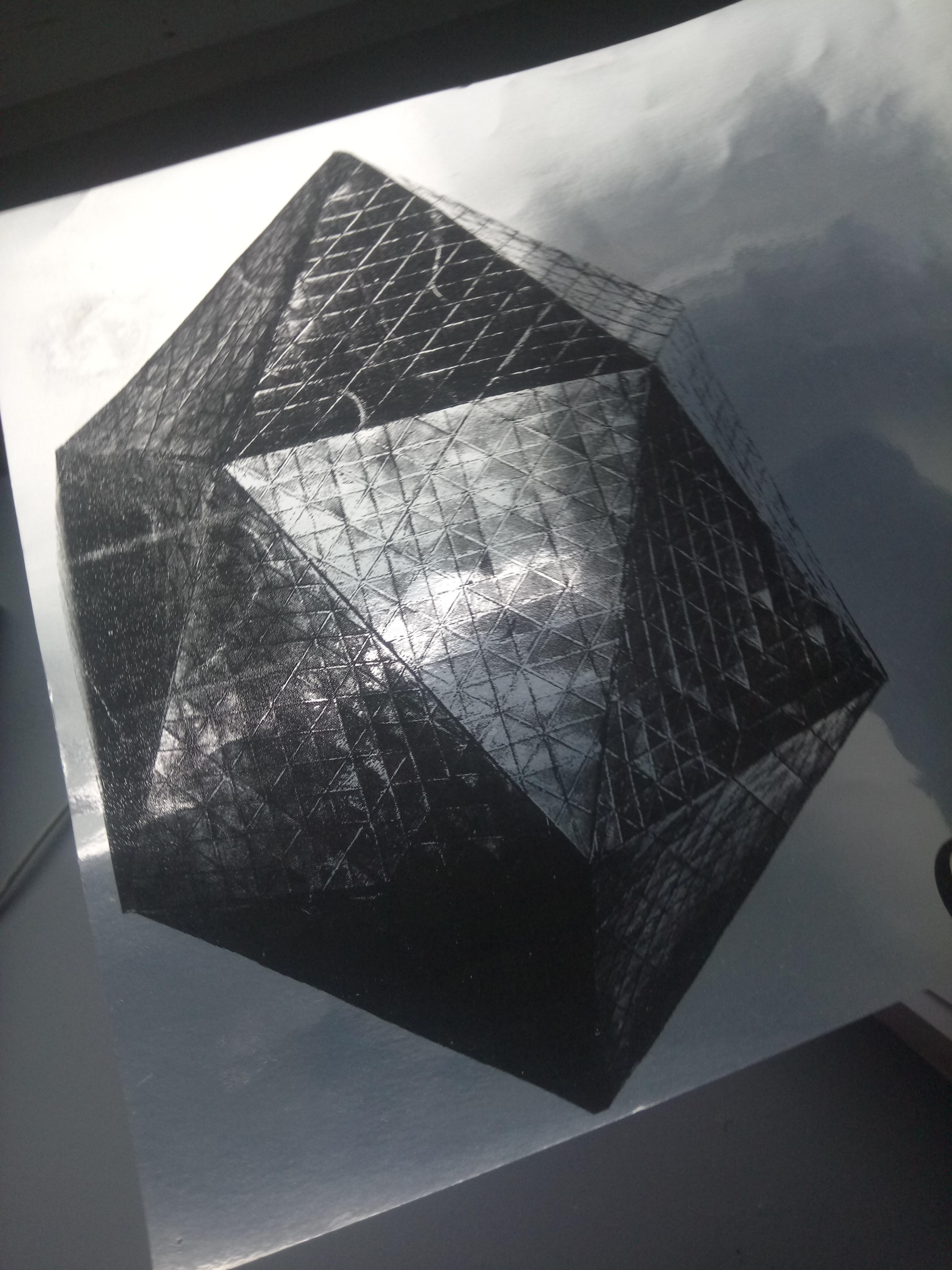 Biomineral, 2009. Impression sur papier miroir, 21 x 29,7 cm