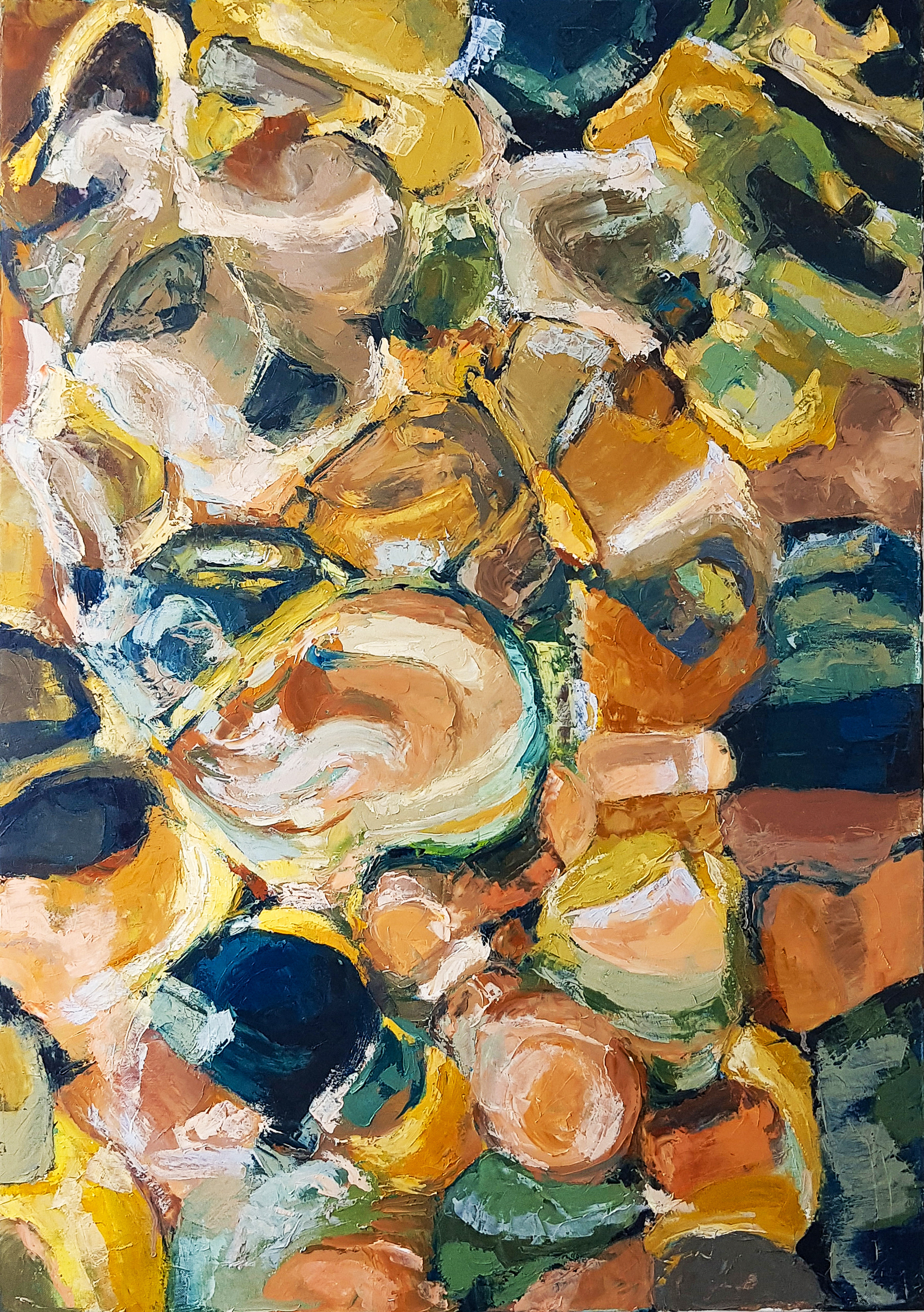 OIL ON CANVASS 100 cm x 70 cm SOLD