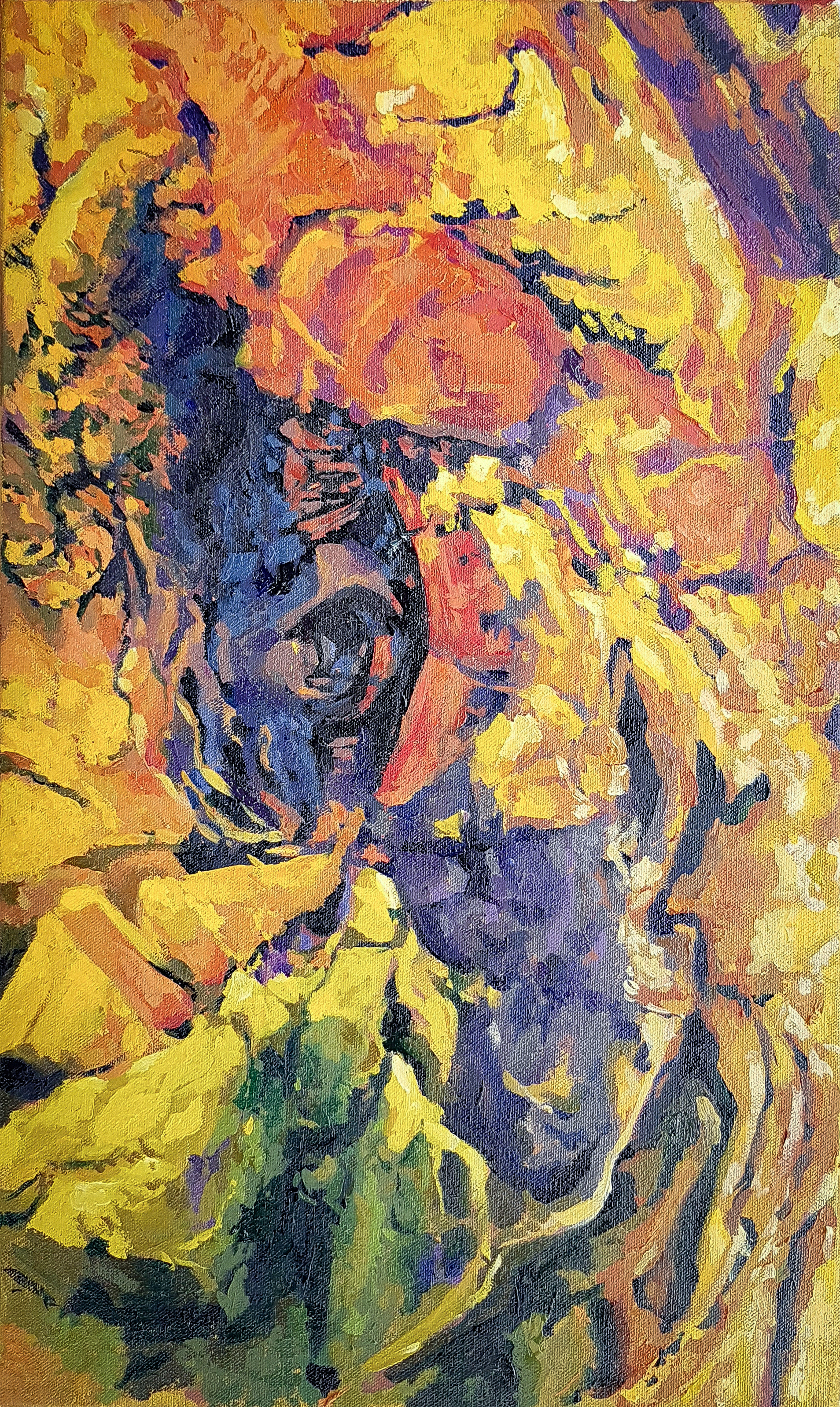 OIL ON CANVASS - 50 cm x 30 - SOLD