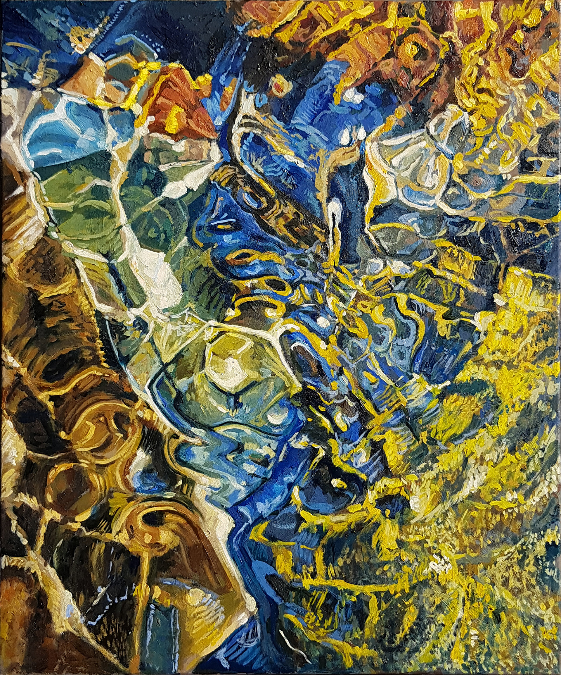 OIL ON CANVASS - 60 cm x 30 cm - SOLD