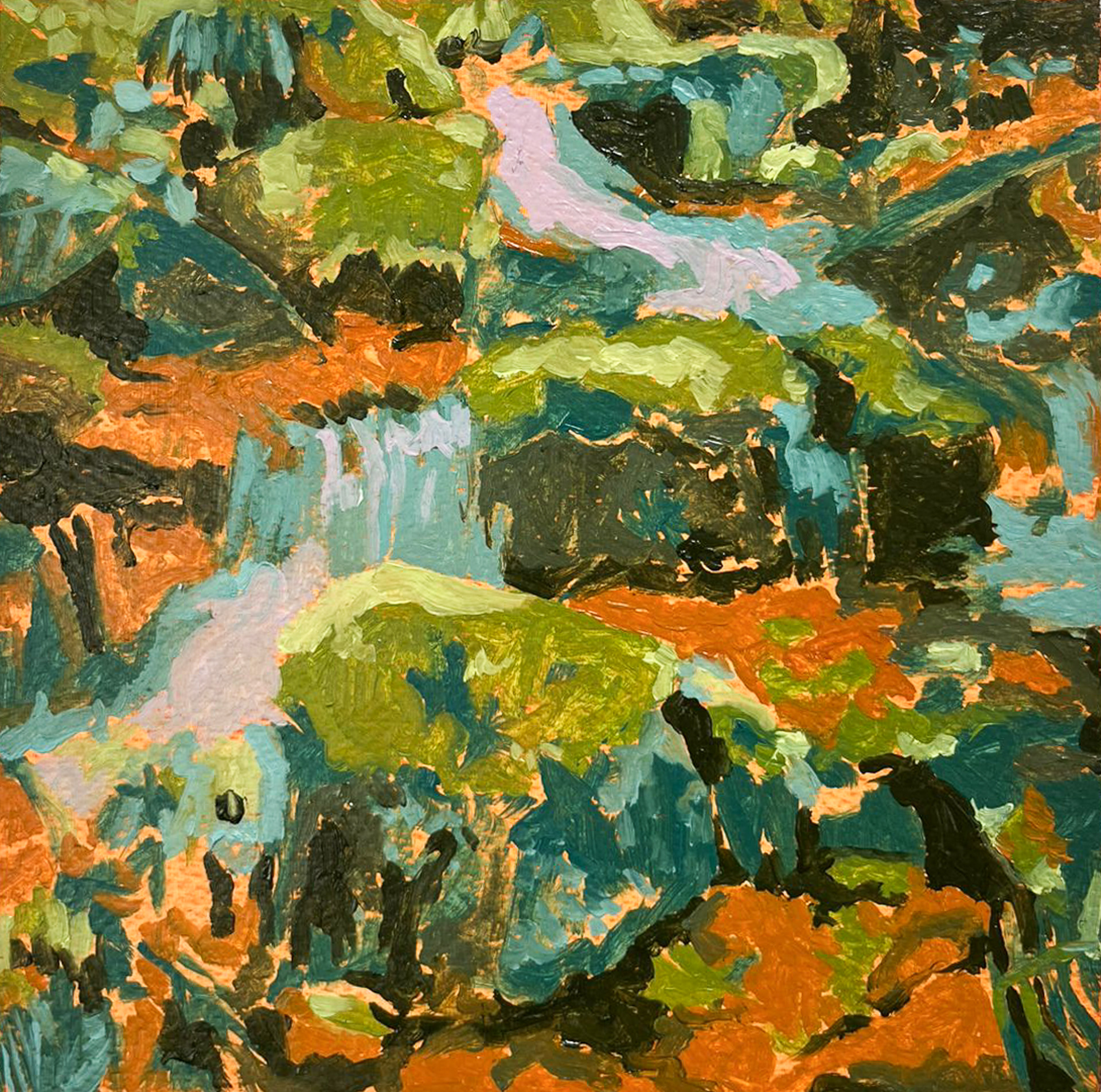 Material: Oil on paper Dimensions: 20 cm x 20 cm Year 2024
