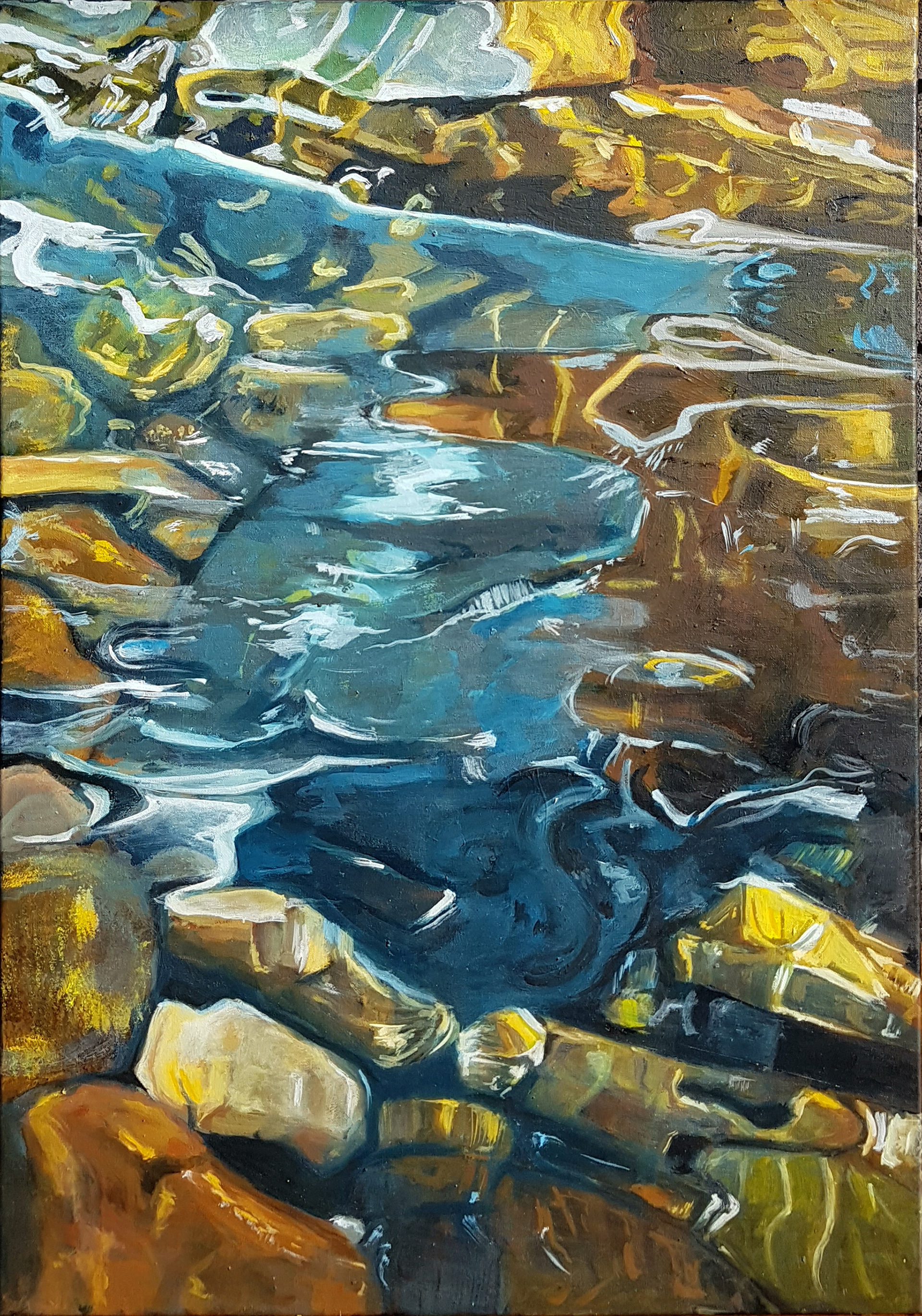 OIL ON CANVASS - 70 cm x 50 cm - SOLD