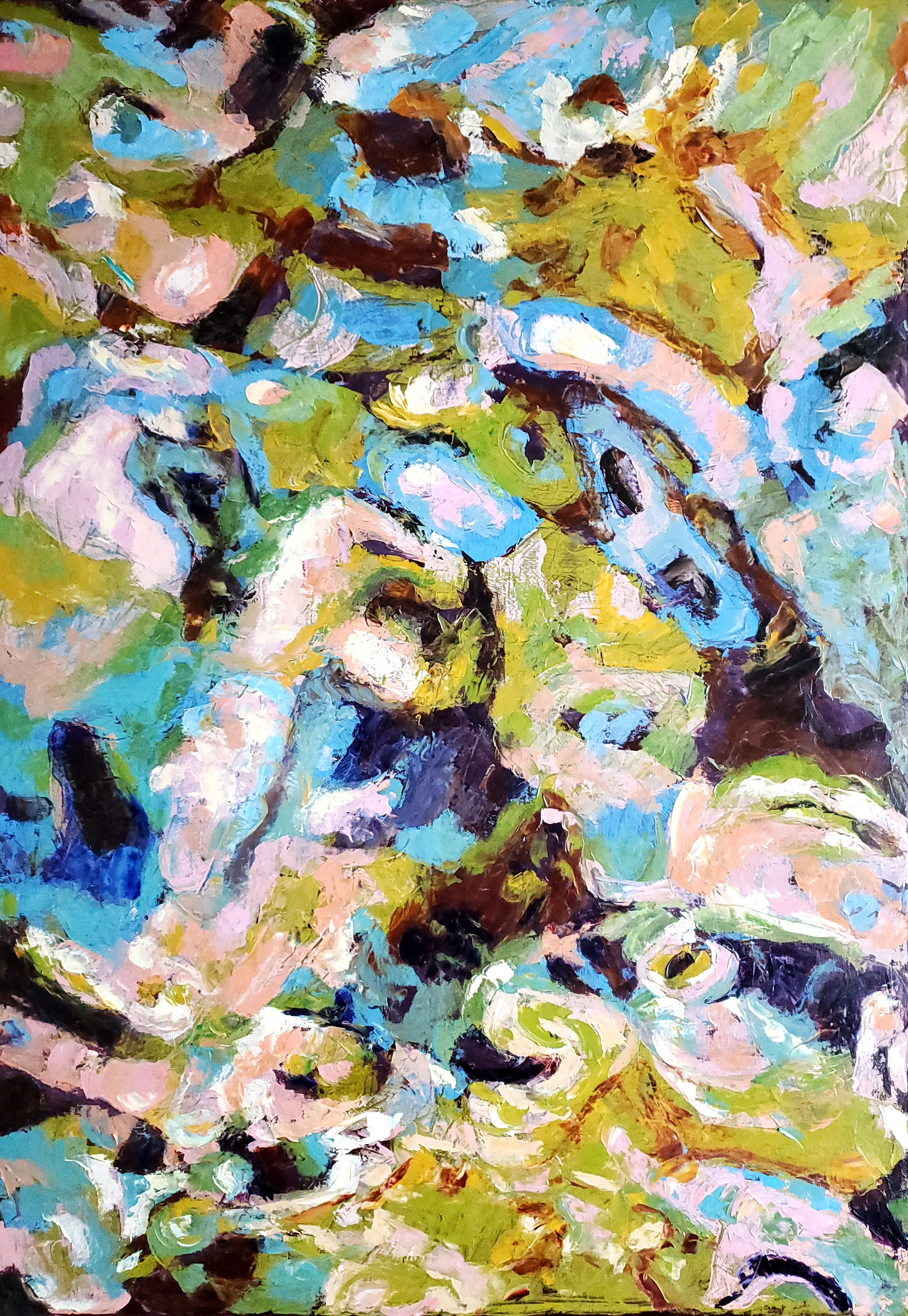 OIL ON CANVASS 100 cm x 70 cm