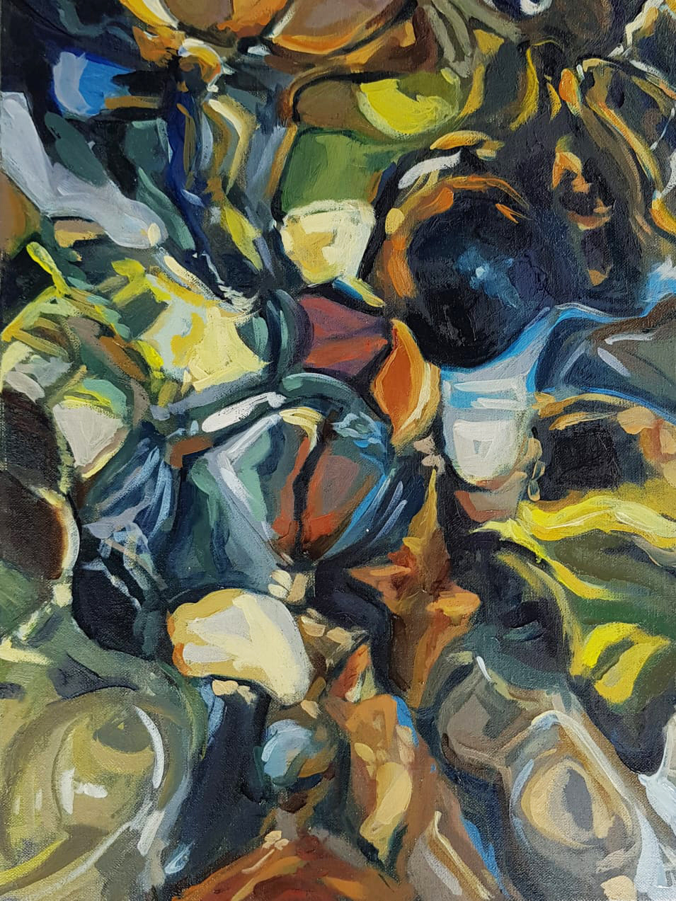 OIL ON CANVASS - 40 cm x 30 cm - SOLD