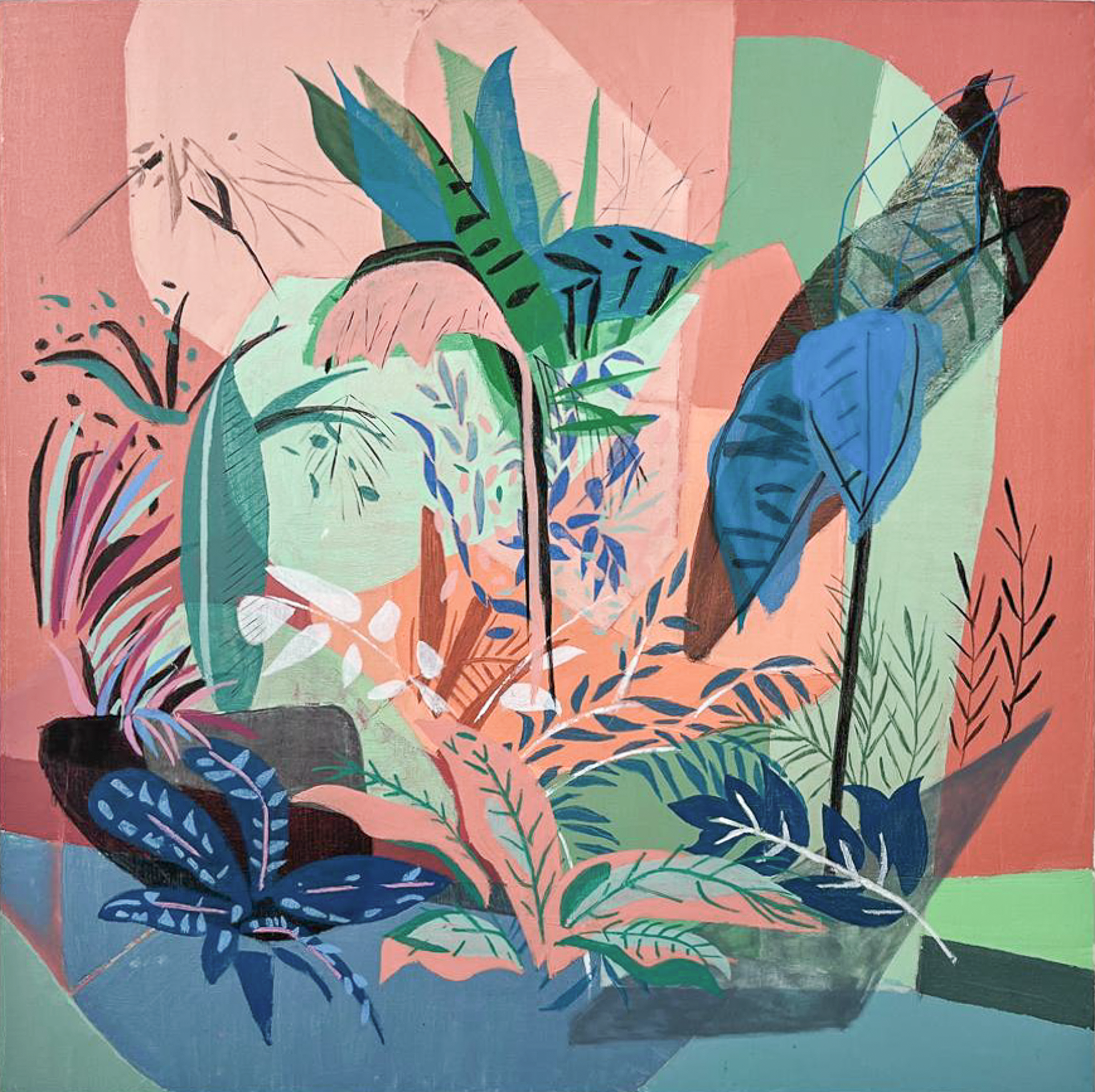 MP-O003- 90x90 cm -Oleo sobre lienzo- 2025 