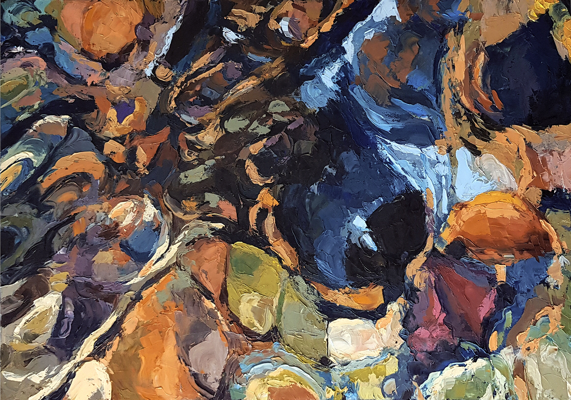 OIL ON CANVASS 50 cm x 70 cm