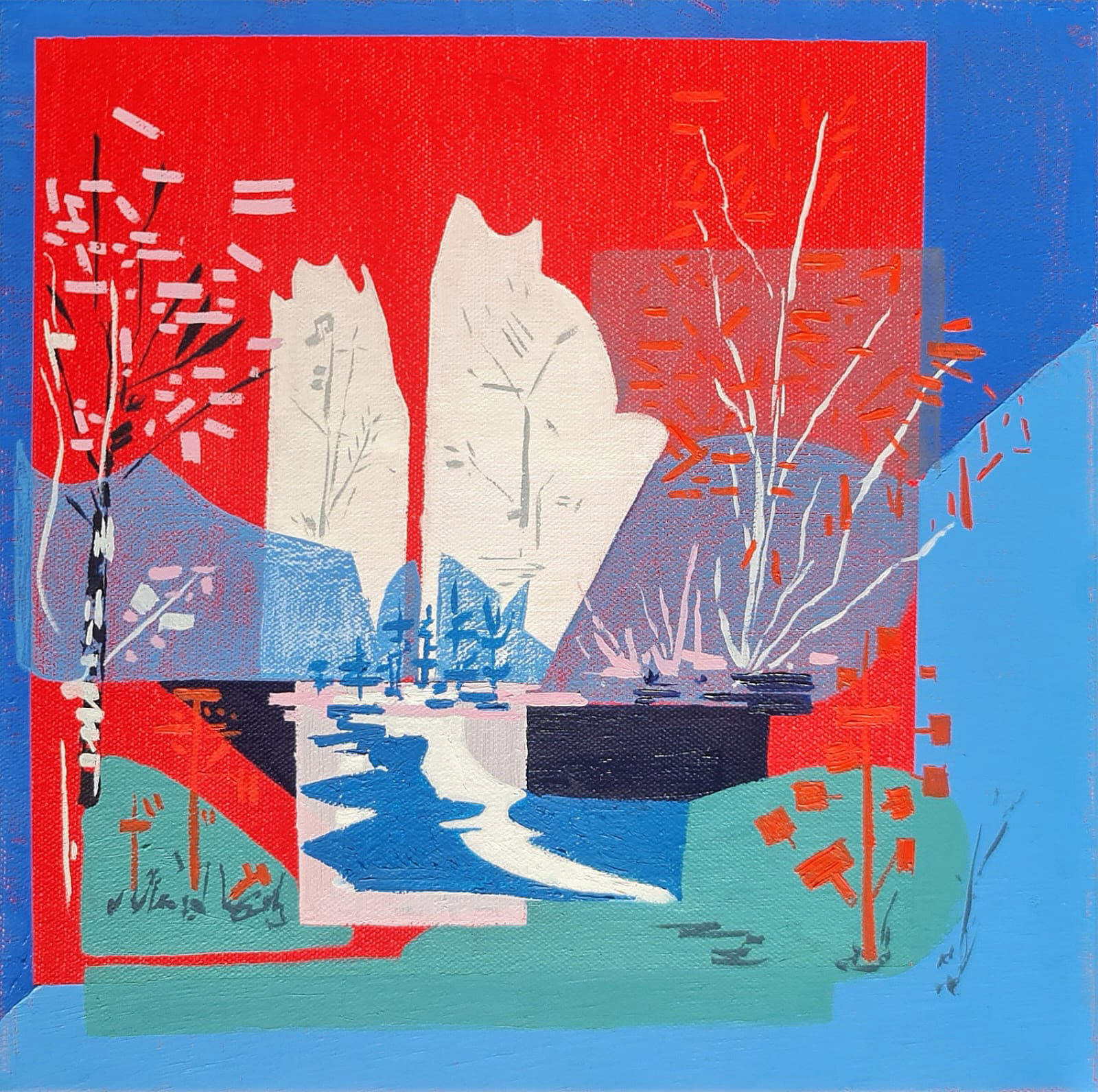 MP-O009 - 30x30cm -Oleo sobre lienzo- 2025