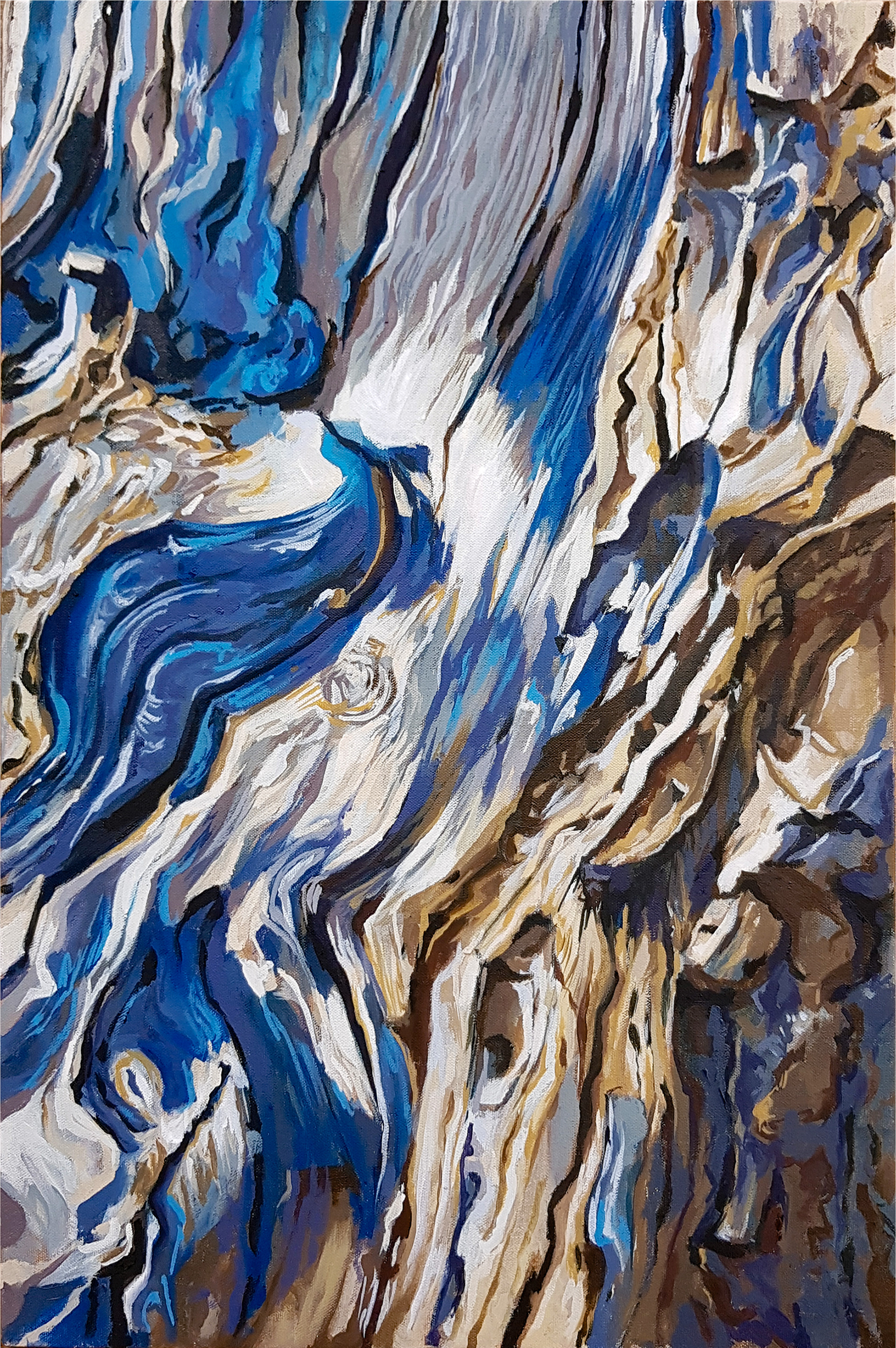 OIL ON CANVASS - 60 cm x 40 cm - AVAILABLE