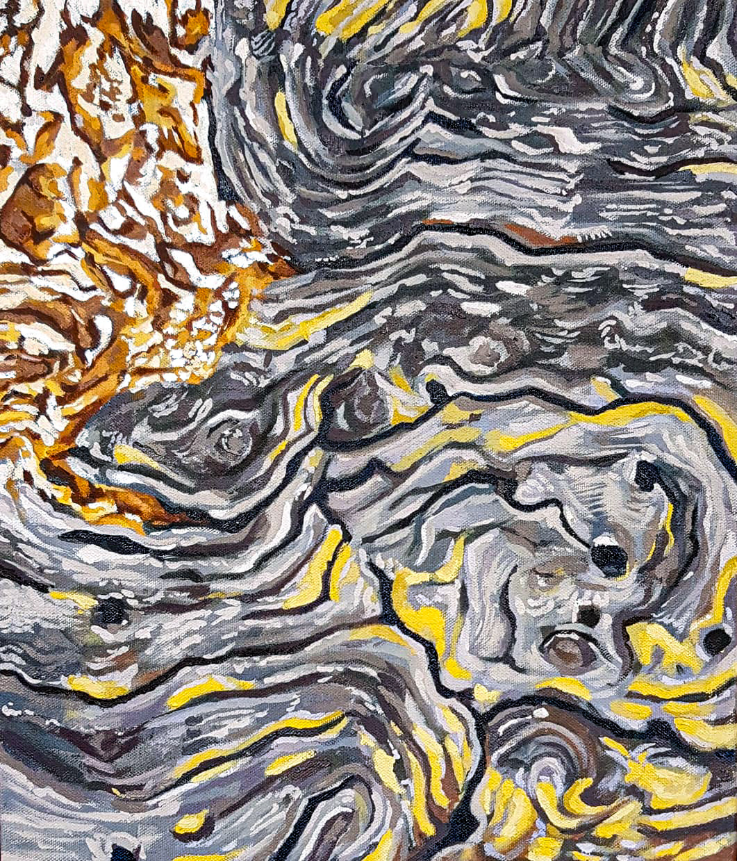 OIL ON CANVASS - 35 cm x 30 cm - AVAILABLE