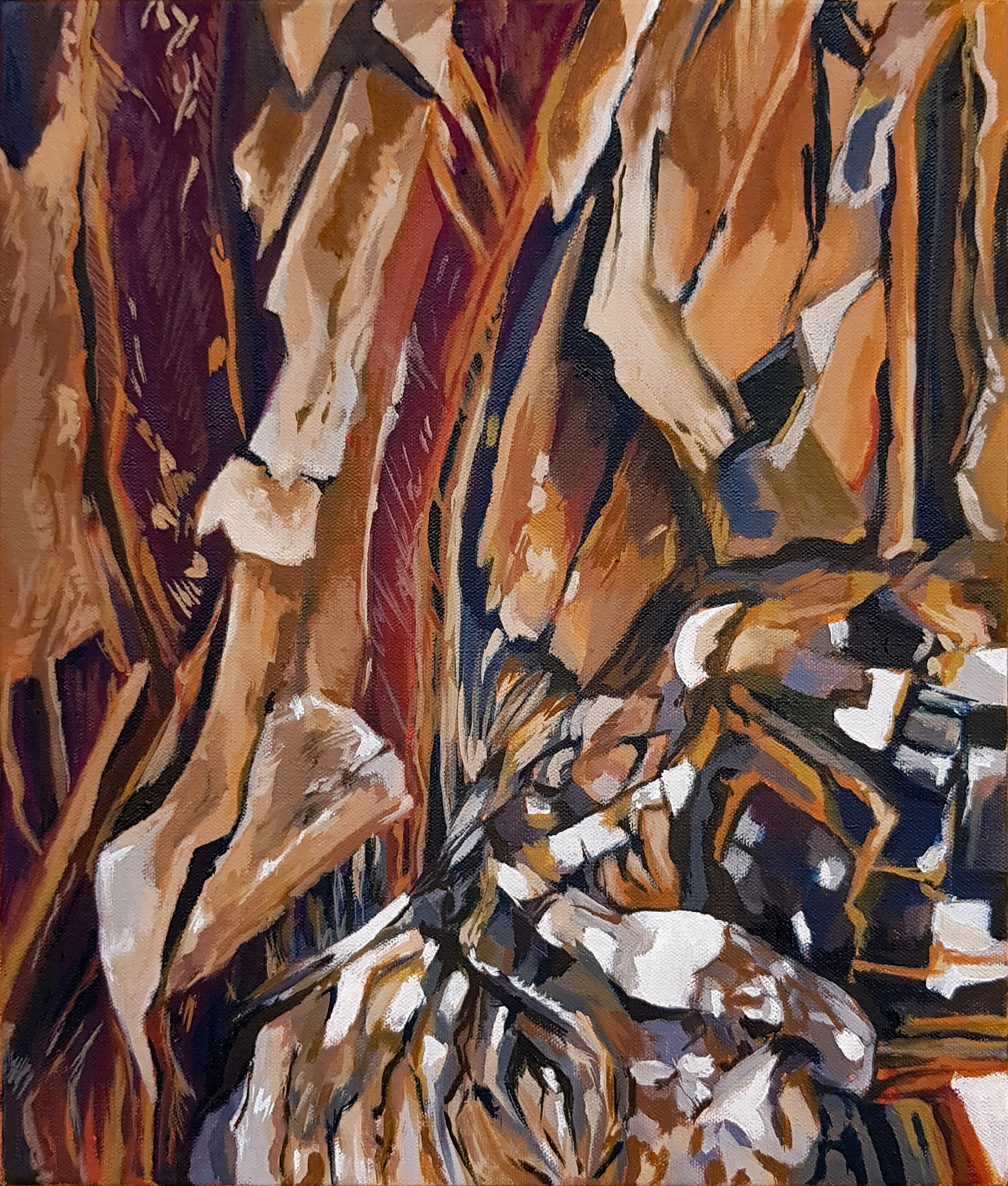 OIL ON CANVASS - 35 cm x 30 cm - AVAILABLE