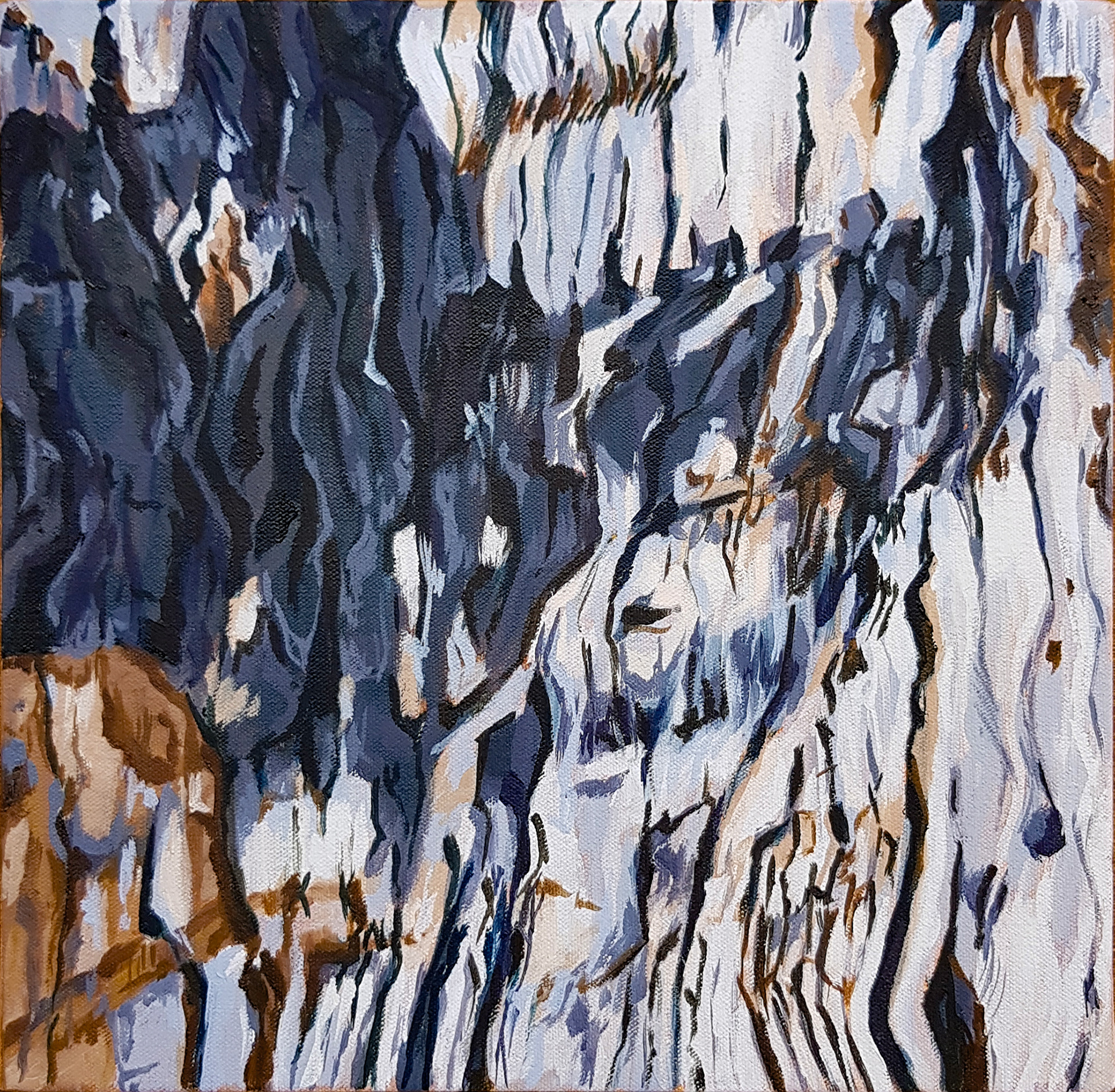 OIL ON CANVASS - 30 cm x 30 cm - AVAILABLE