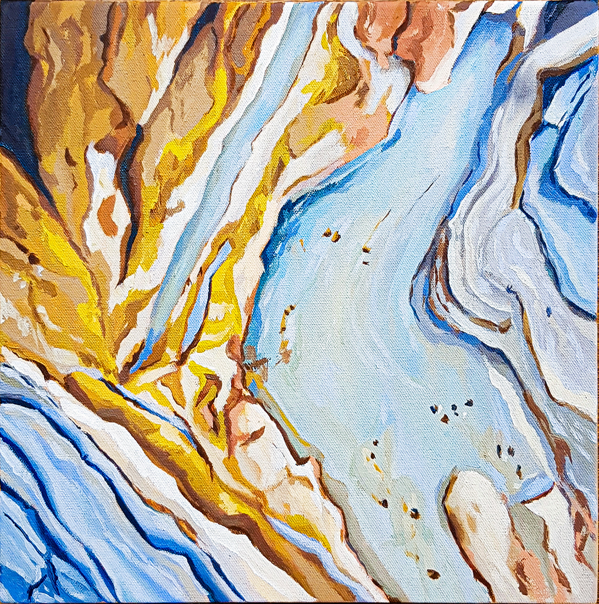 OIL ON CANVASS - 30 cm x 30 cm - AVAILABLE
