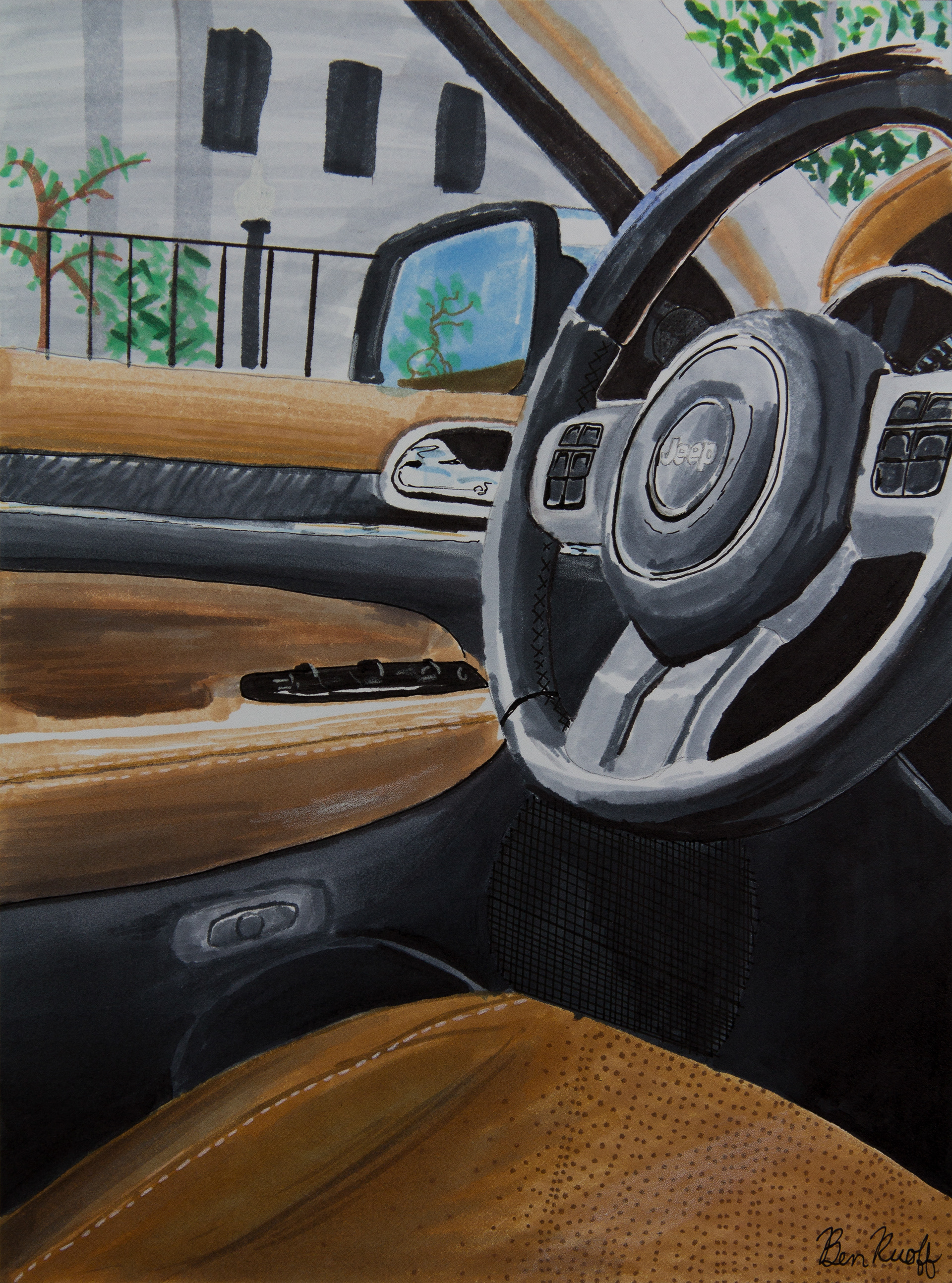 Jeep Marker Rendering