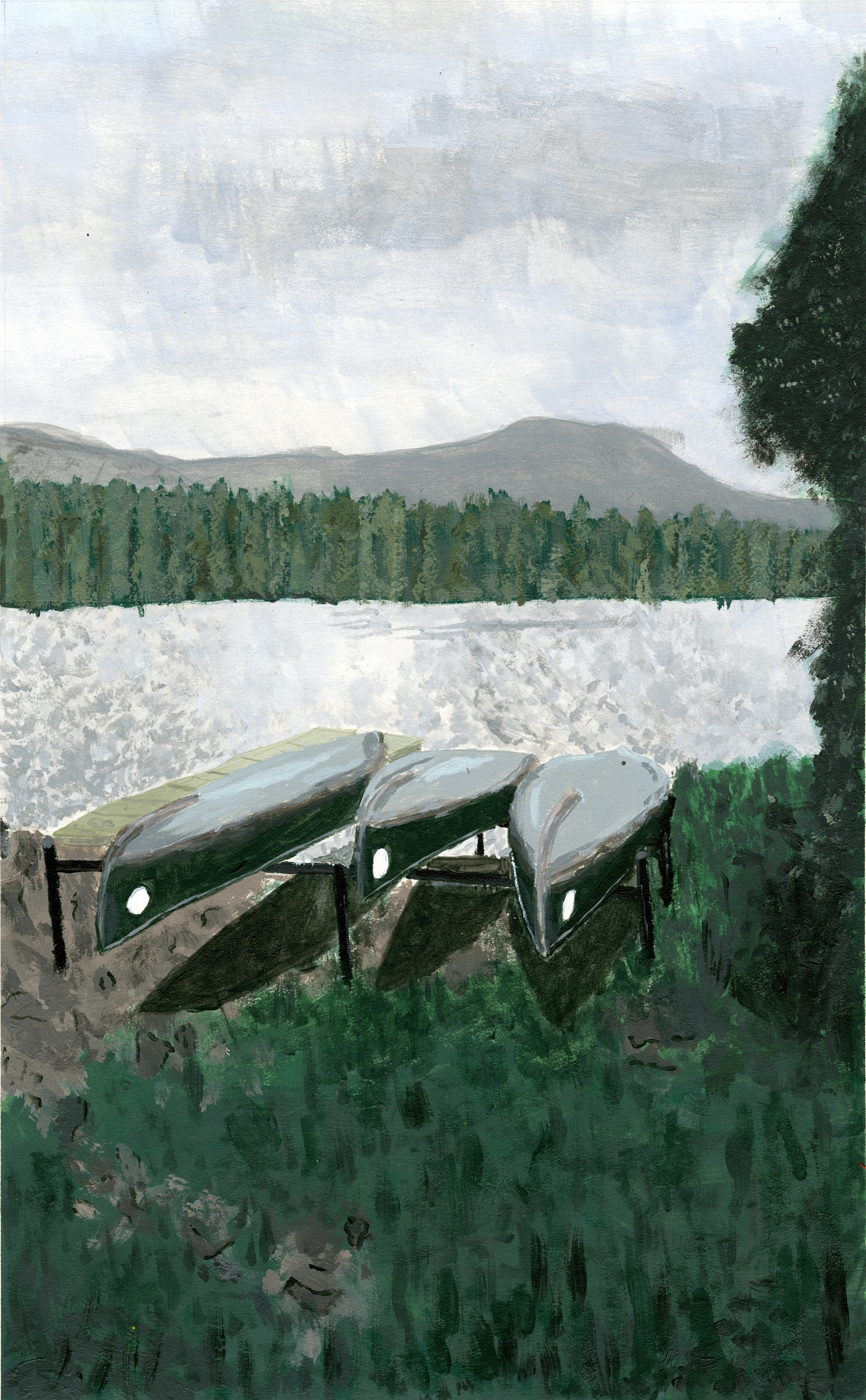 Neutral Color Daicey Pond Acrylic