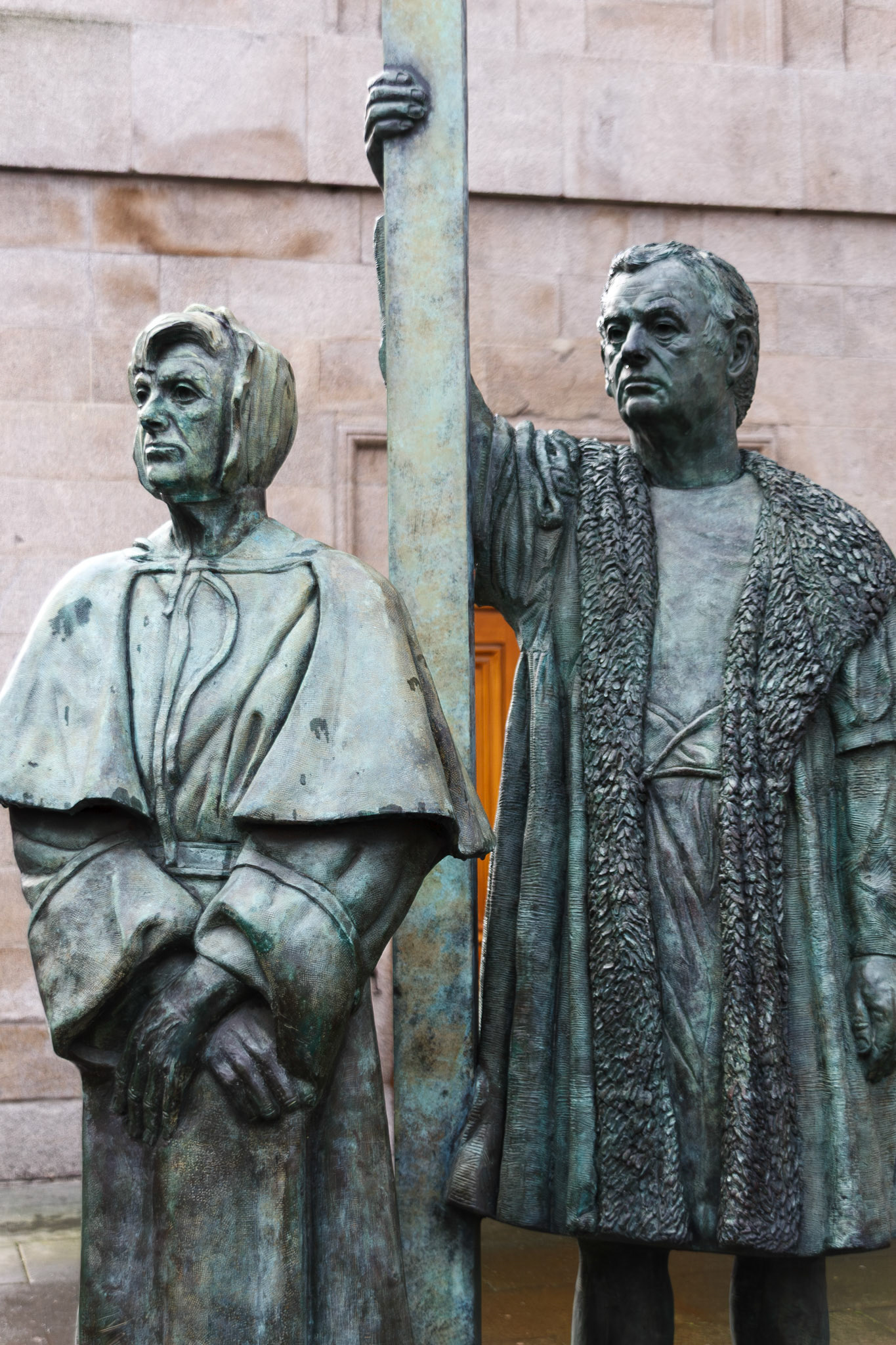 Bronze Statue of Irish Martyrs at St Mary's Cathedral