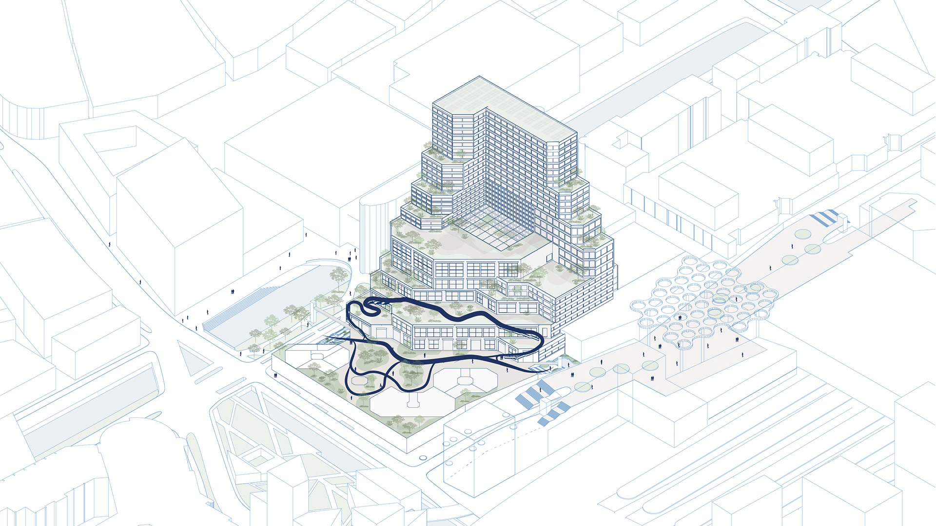 Publicly accessible route