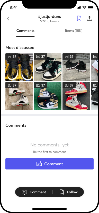 Original empty state