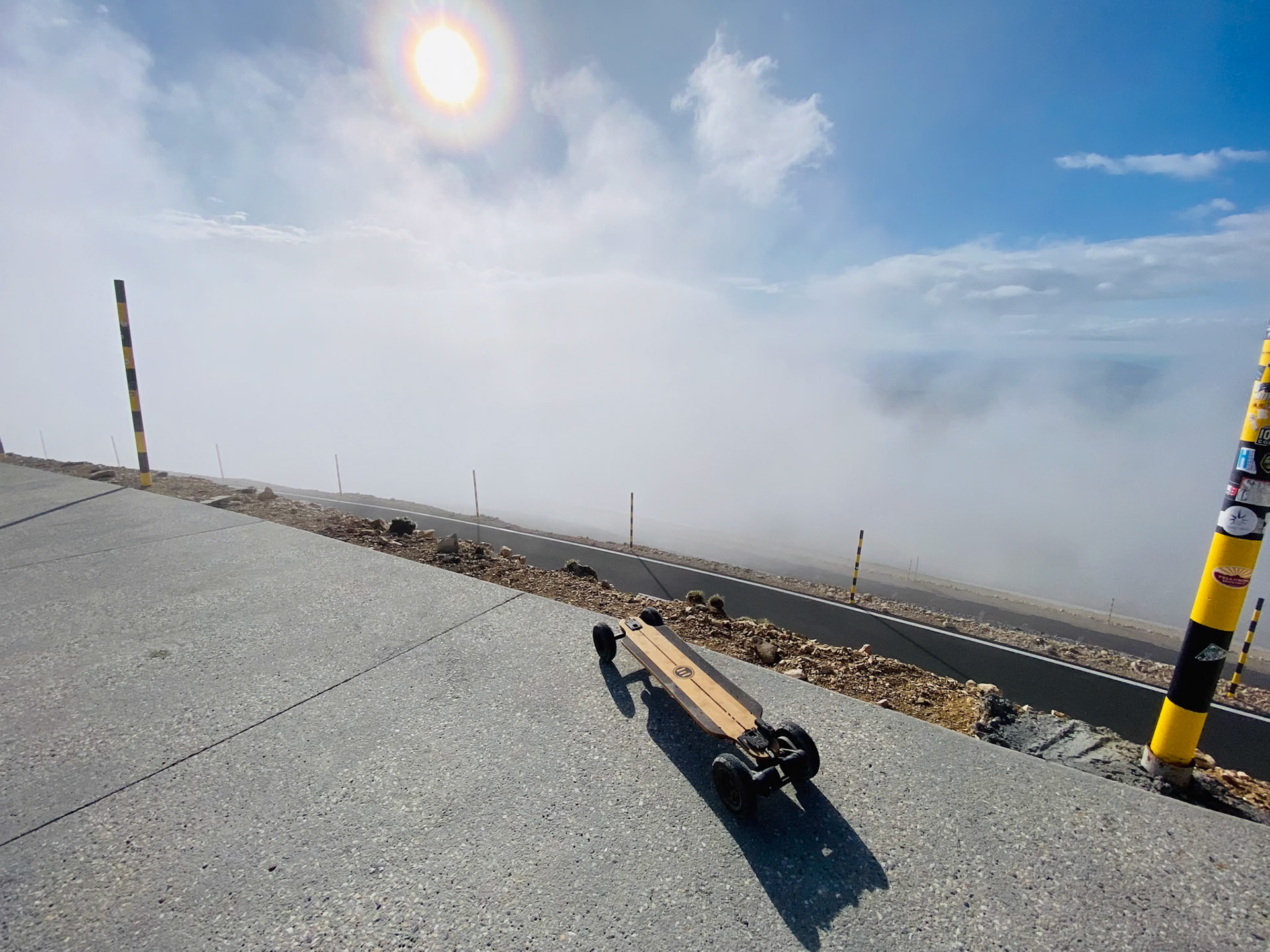 Mont Ventoux en skate électrique