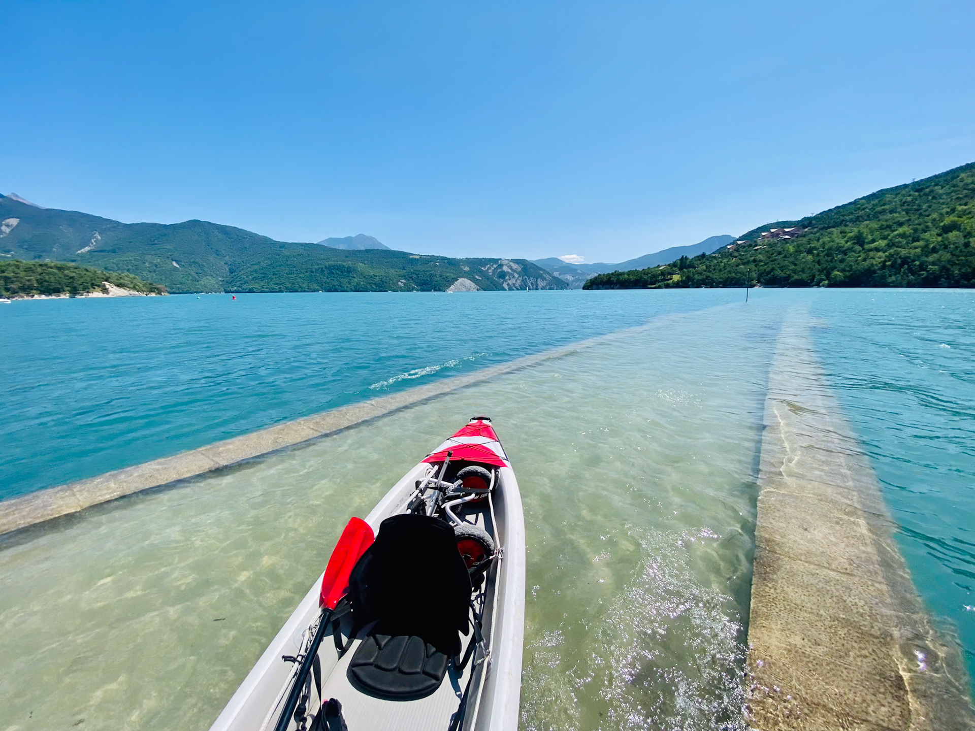 Viaduc de Chanteloube en kayak