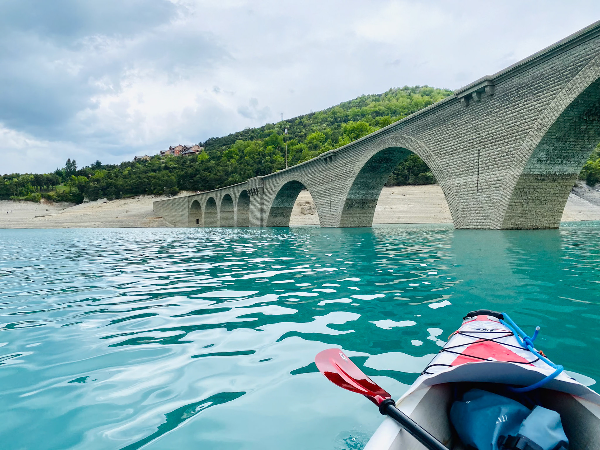 Viaduc de Chanteloube en kayak