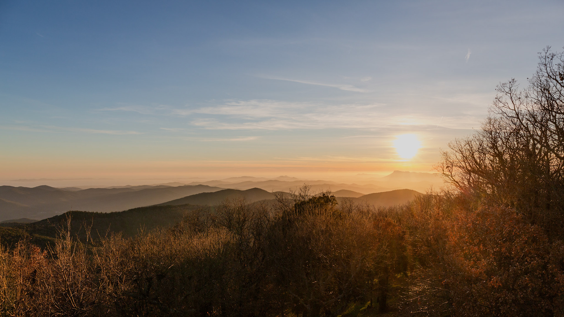 De Porquerolles à Sicié vu de Notre Dame des Anges