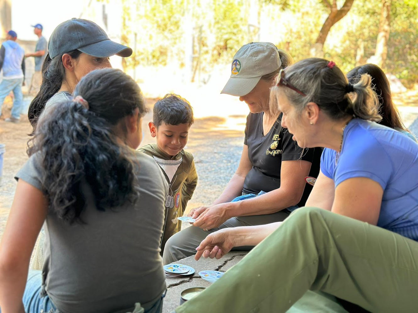 Teaching the kids some duo-language games