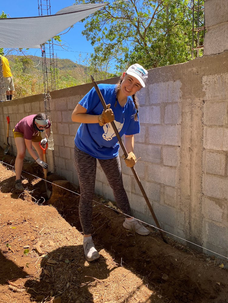 Getting started with digging trenches.
