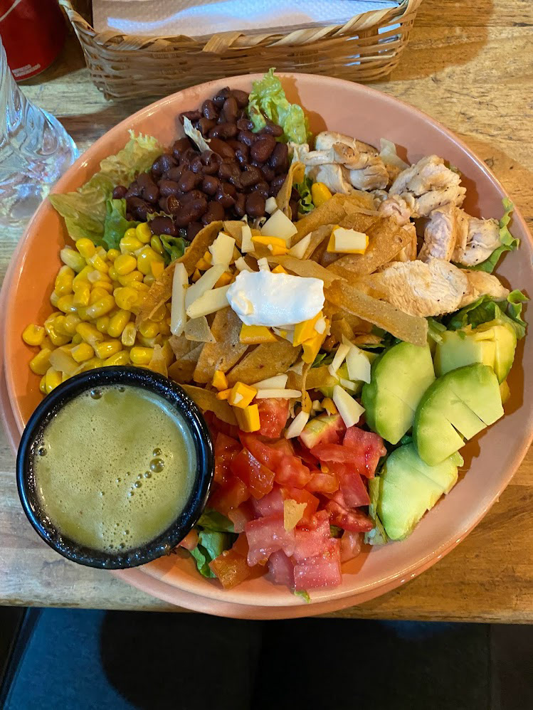 Day 2: My first meal in Nicaragua! Tex Mex bowl