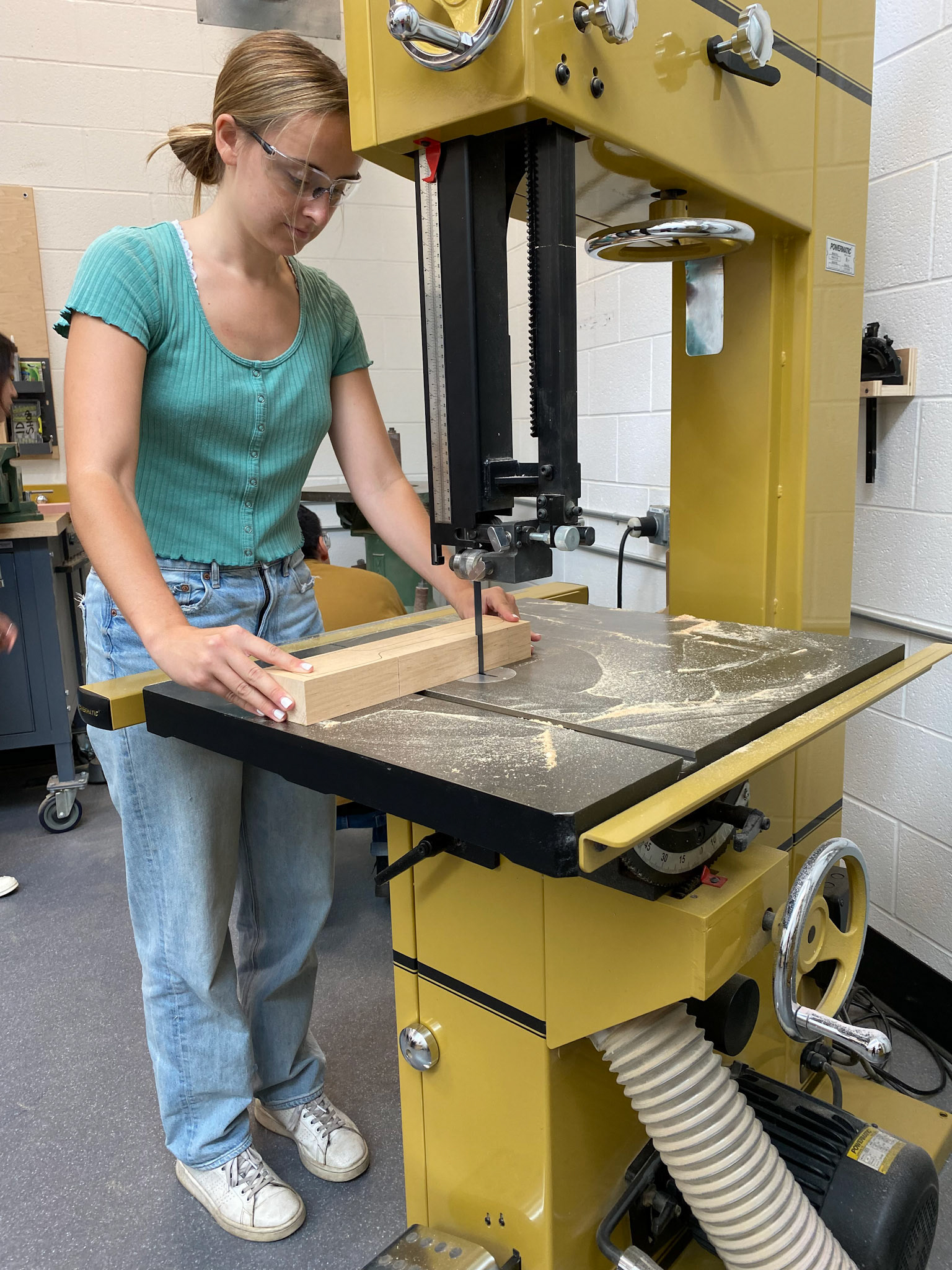 Me at the ID studio making a spatula.