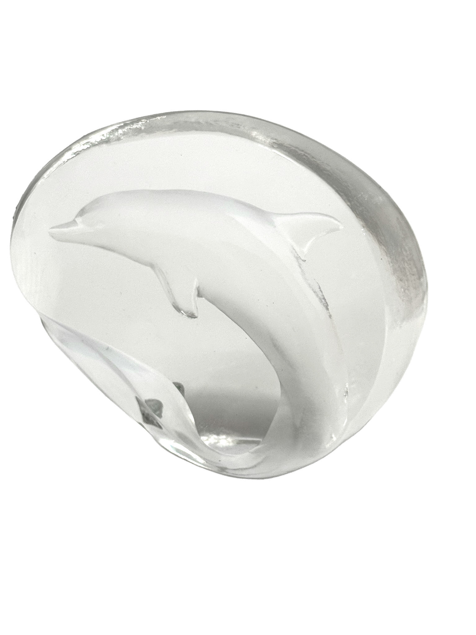 Mats Jonasson Glass Paperweight