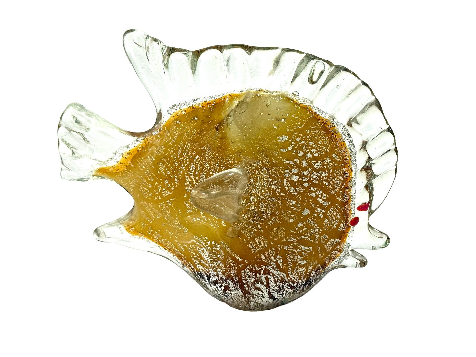 Murano Hand Blown Art Glass Fish Sculpture