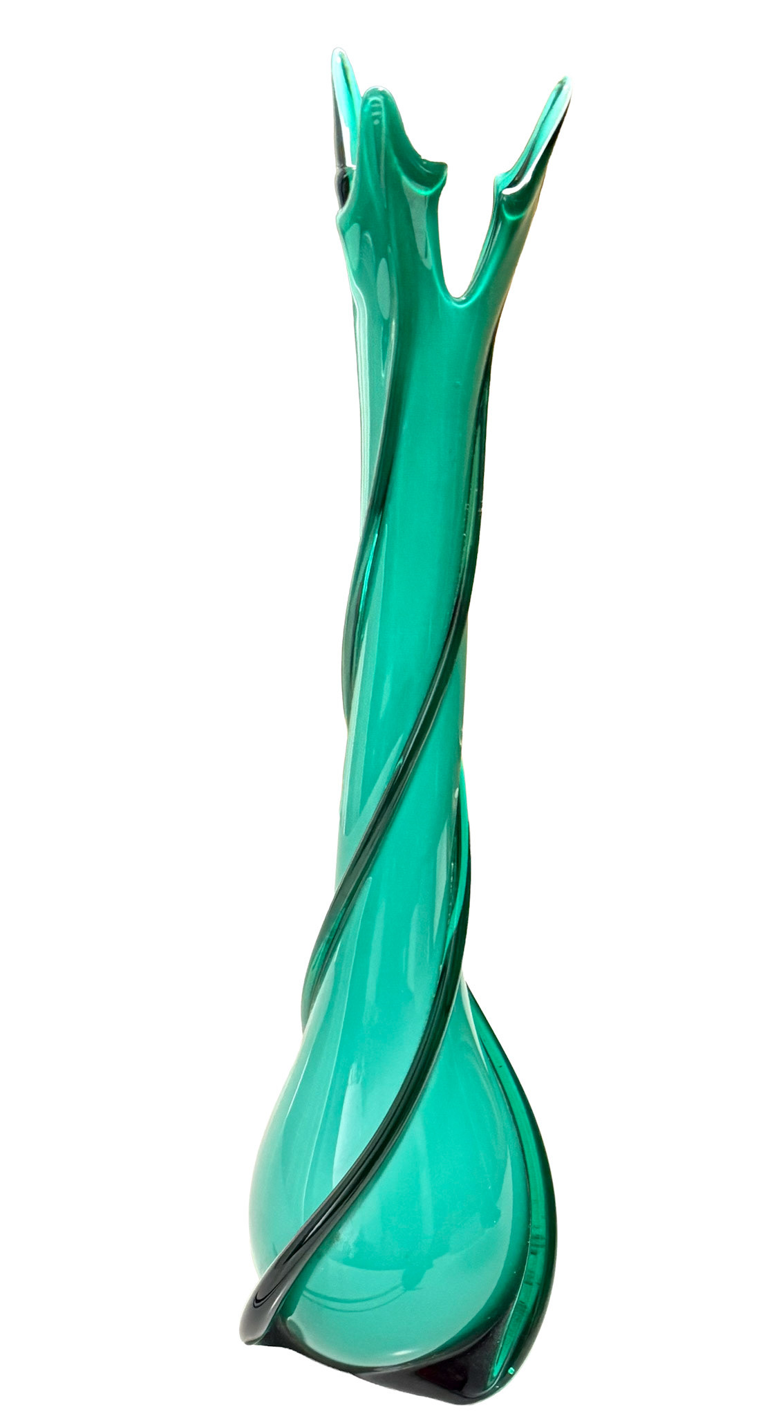 Empoli Swung Glass Vase (HeightL 19 in)
