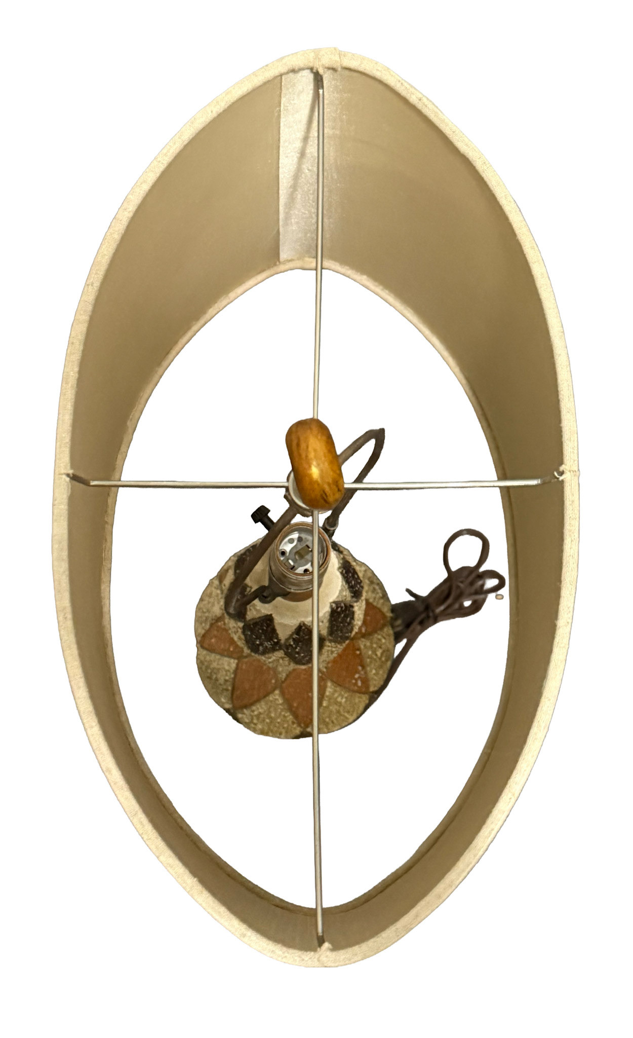 Top View of Harlequin Lamp Shade