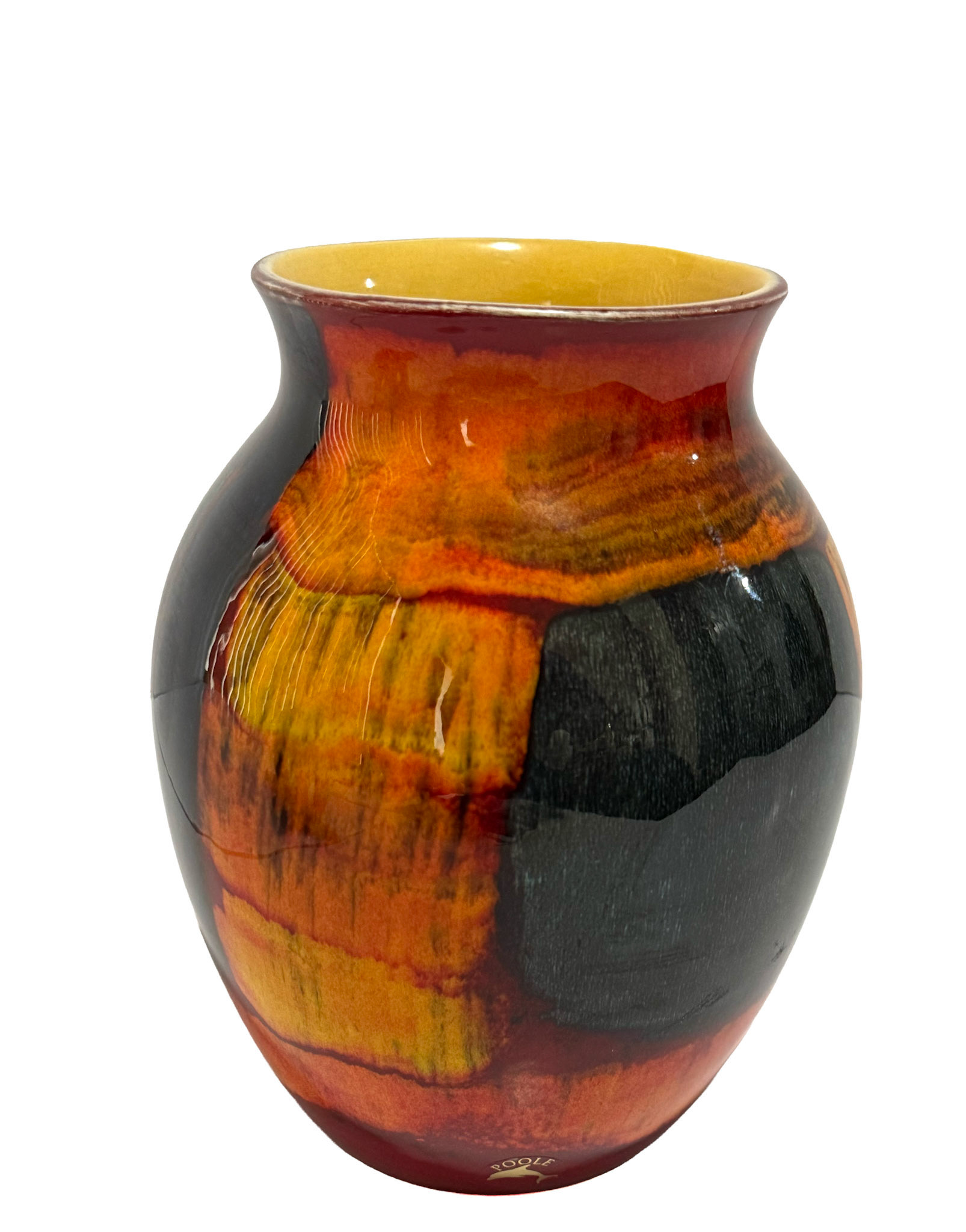 Poole Pottery 90s Volcano Vase