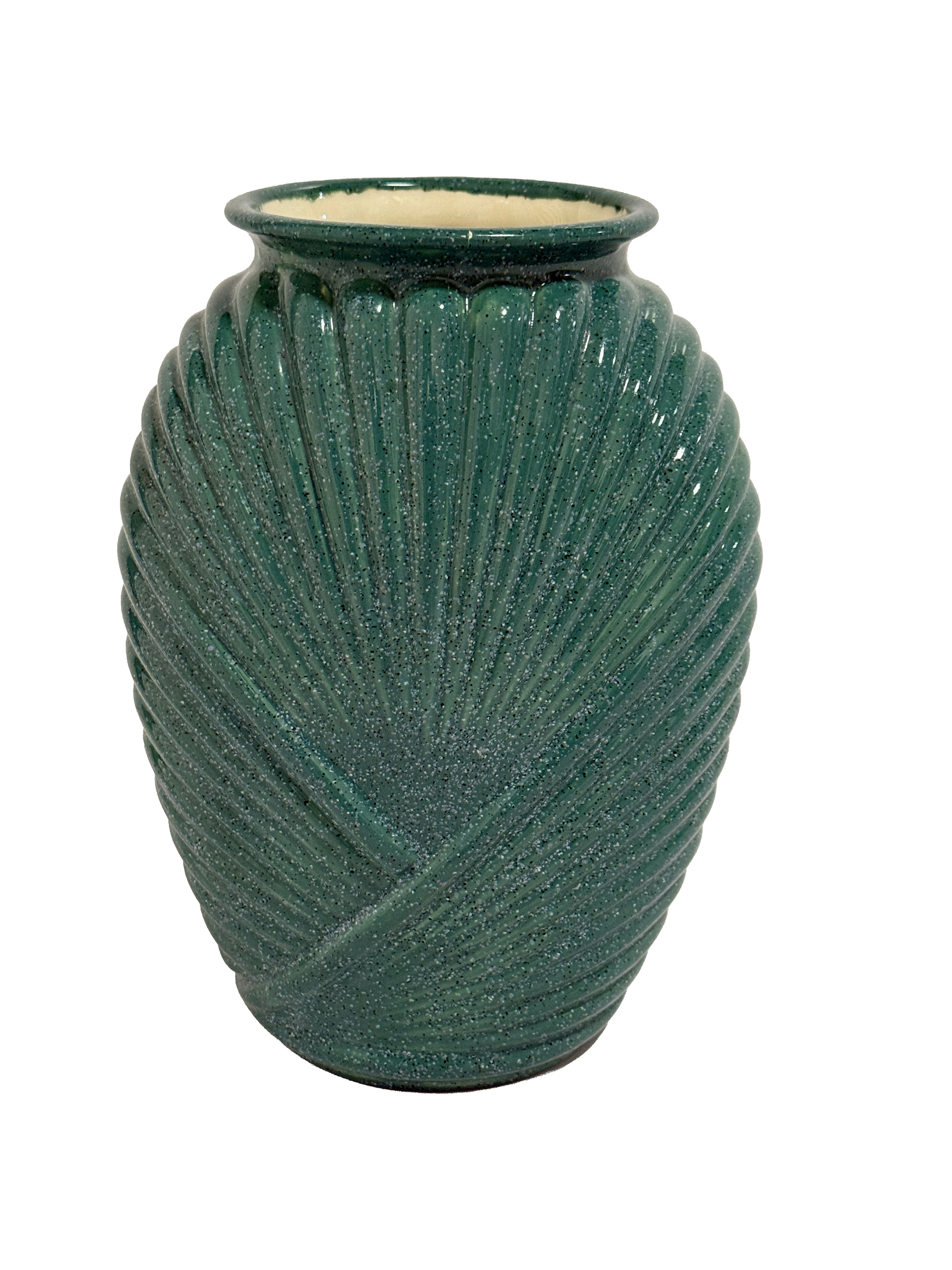 Anchor Hocking 80s Ceramic Draped Vase