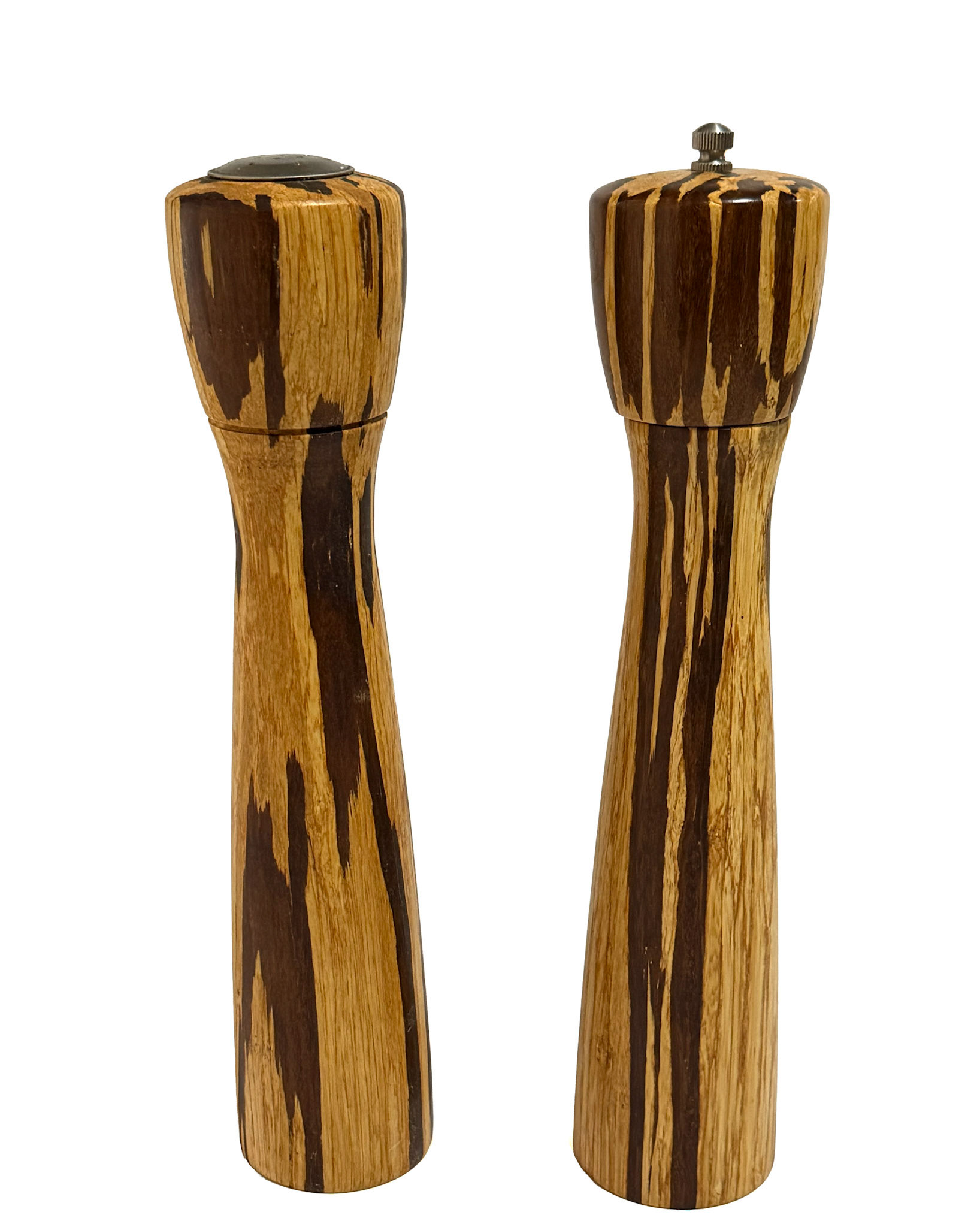 Bamboo Salt & Pepper Set (Height: 12 in)