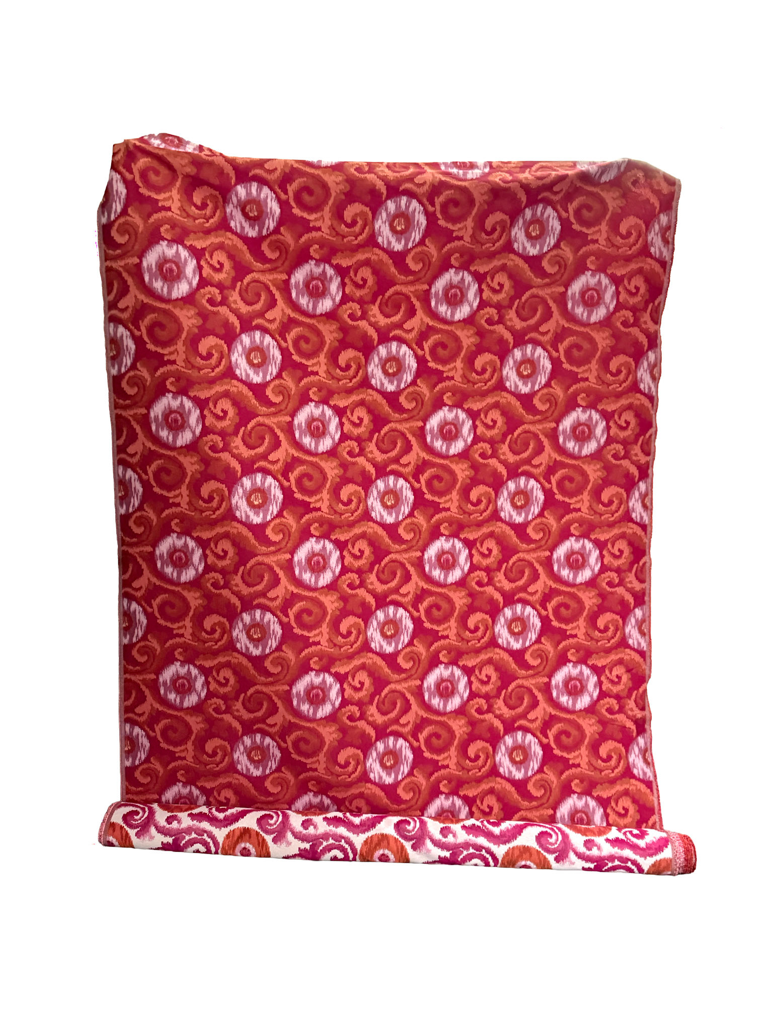 Ikat Ulpholstery Fabric Reverse Side